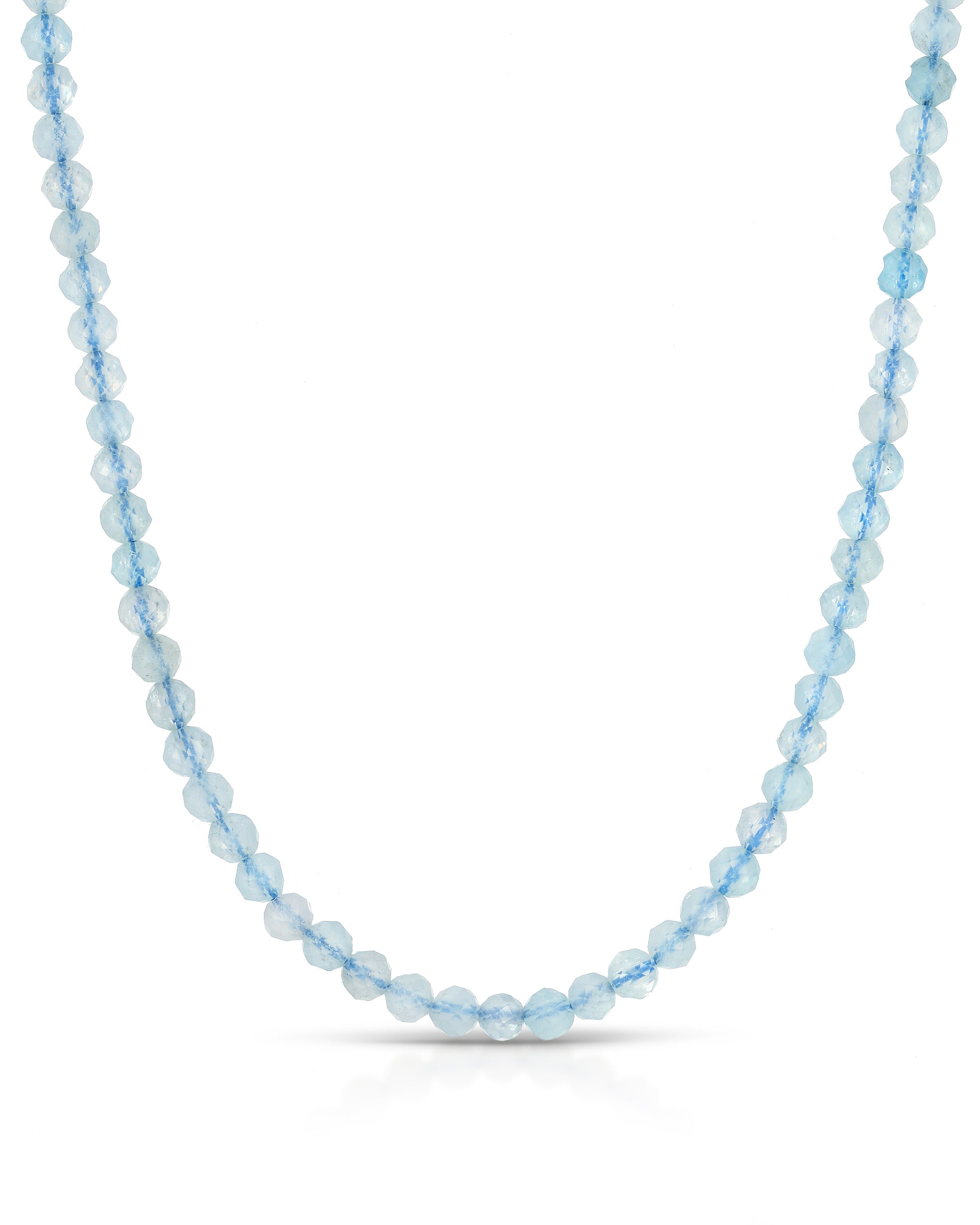 Aquamarine 3mm Necklace