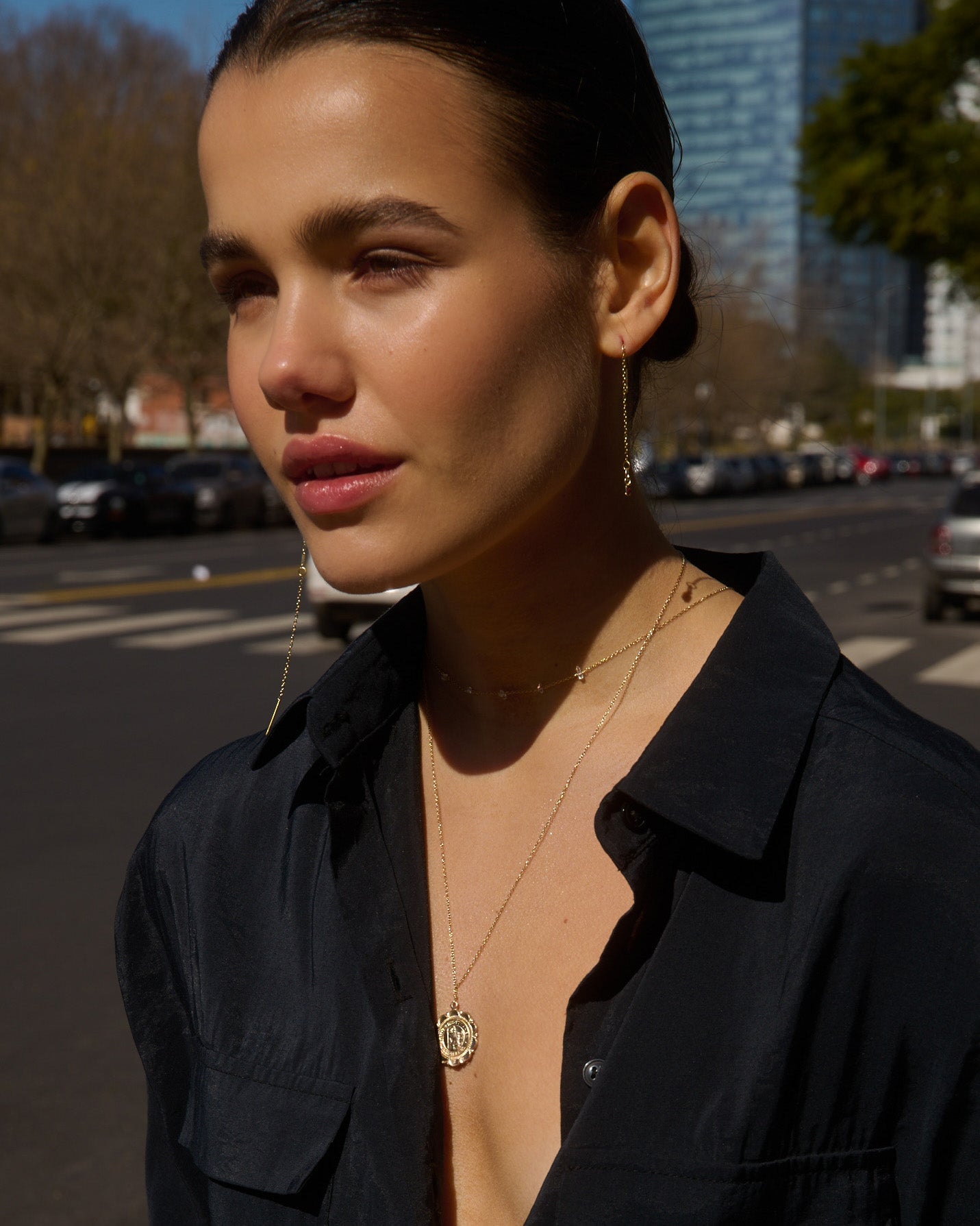 Cinq Herkimer Necklace