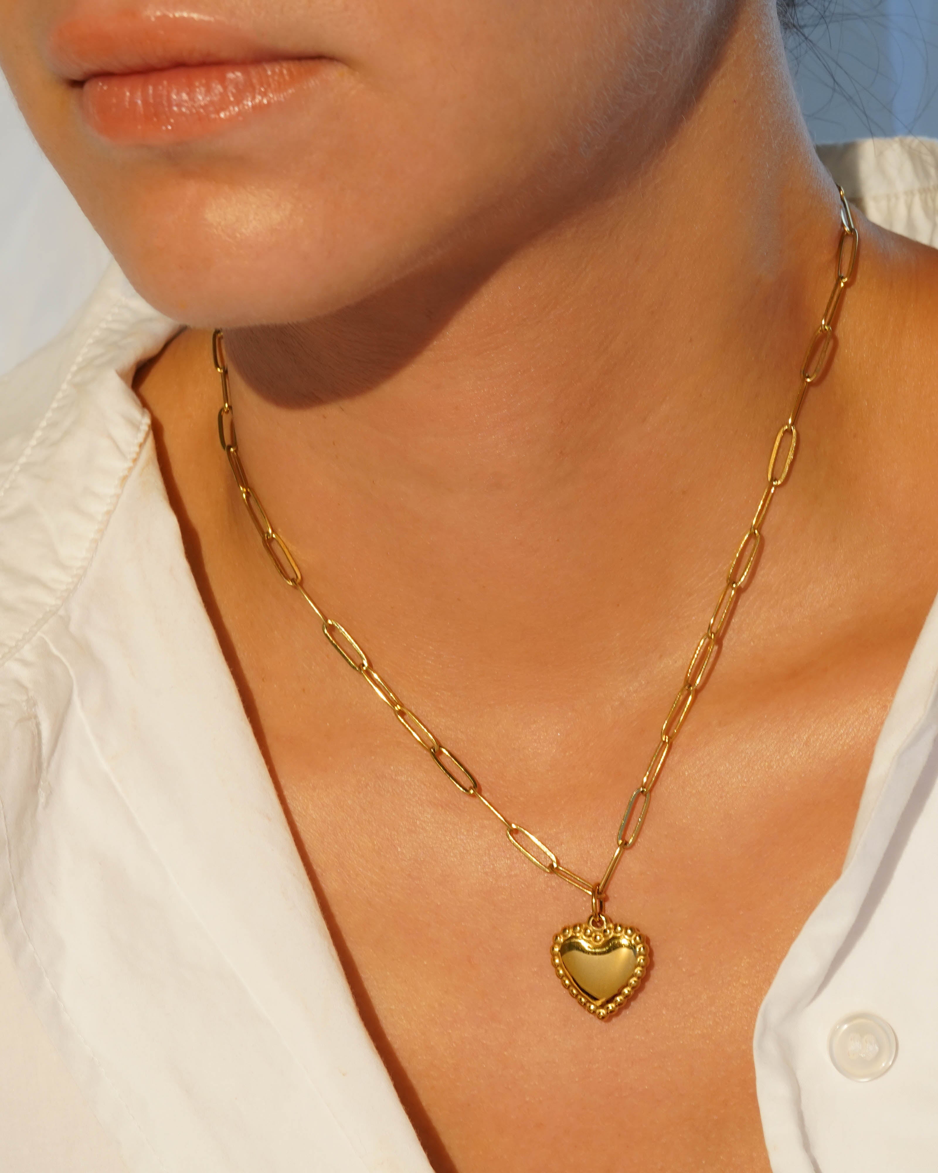 Dots Heart Charm