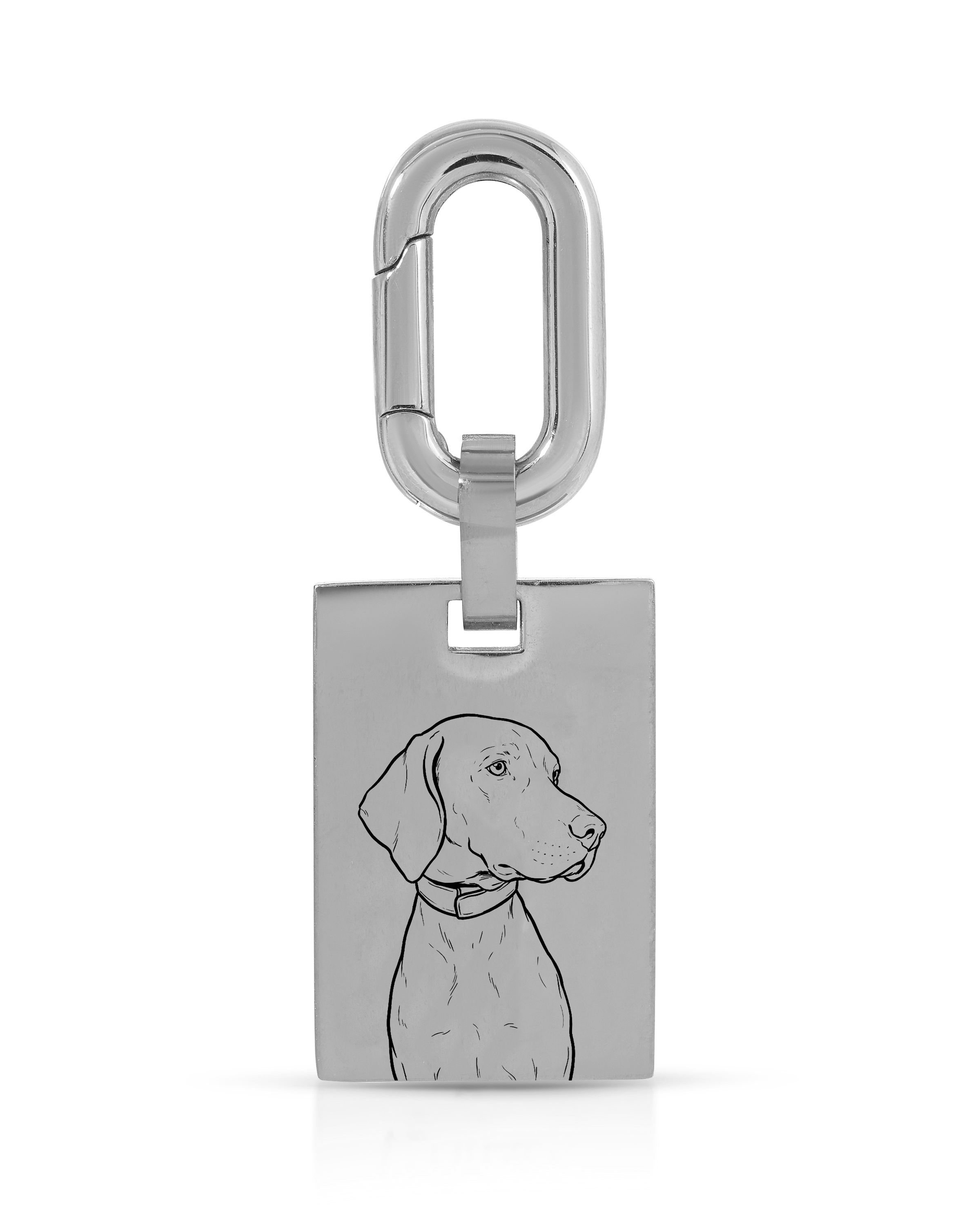 Pet Bag Charm / Keychain - Large Rectangle