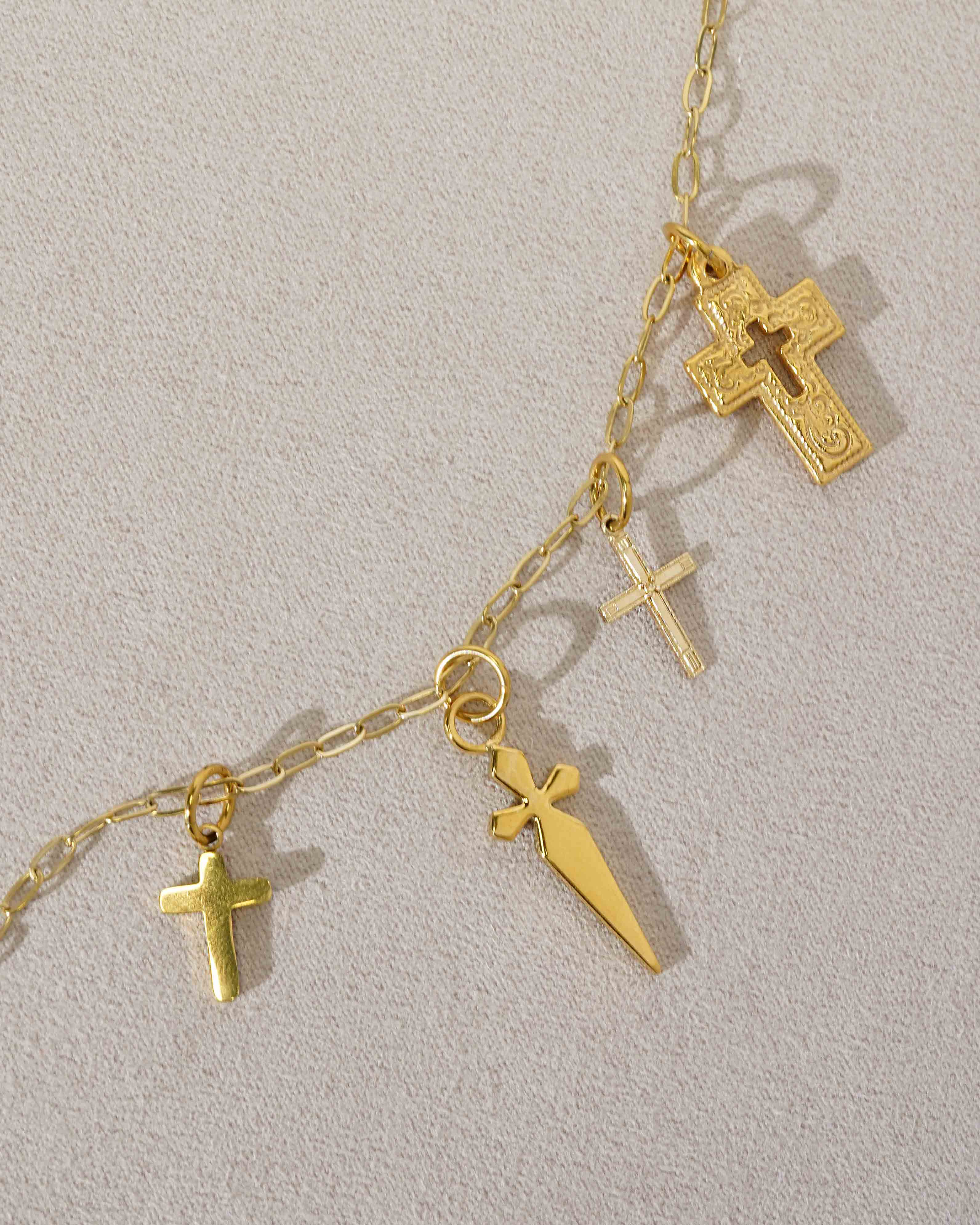 Filigree Cross Charm