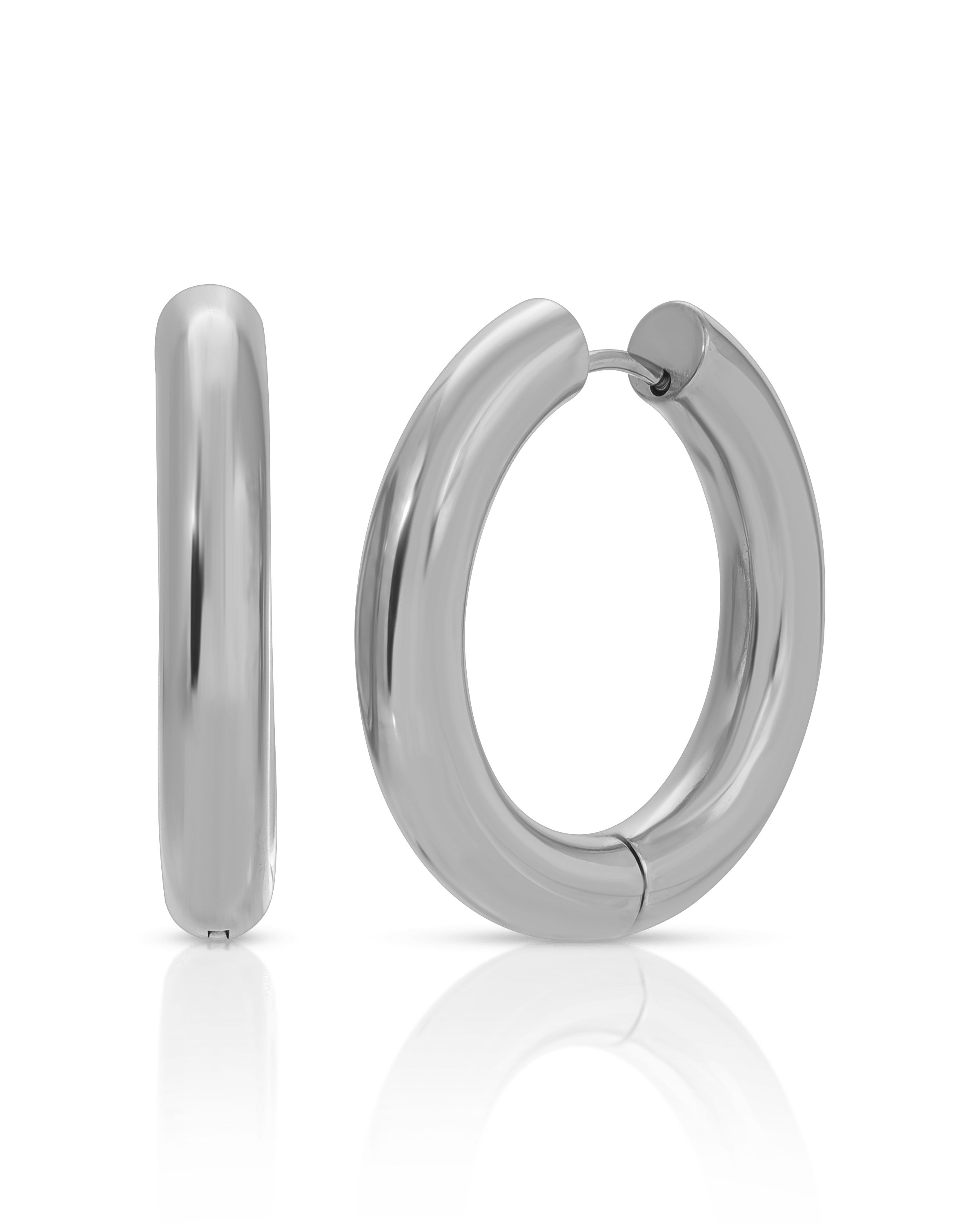 Large Bold Hoop Earrings
