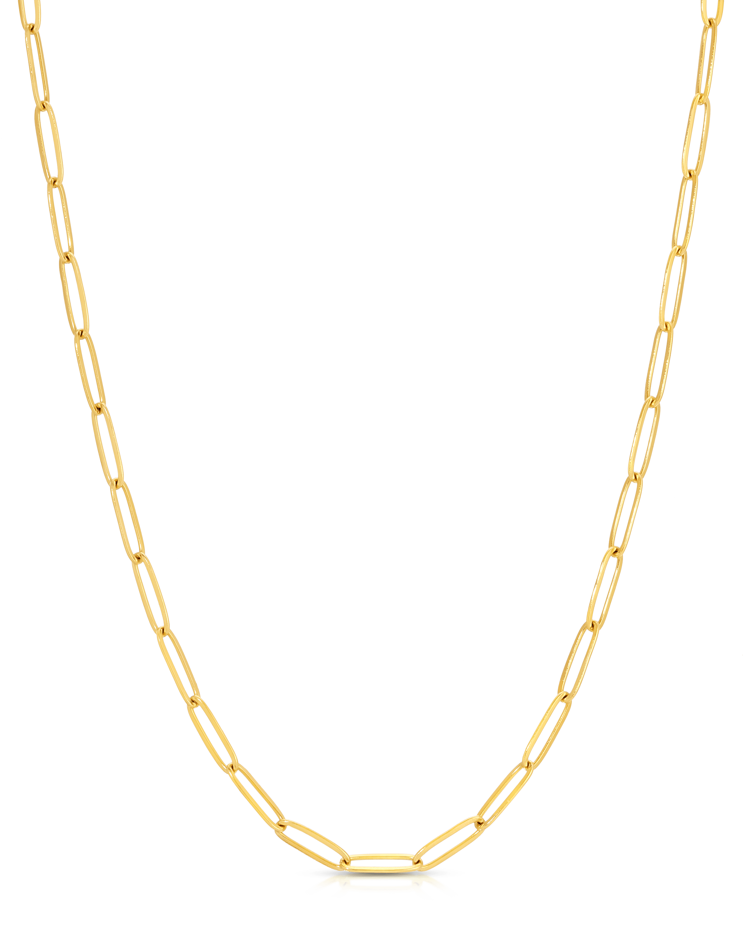 Large Flat Link Necklace