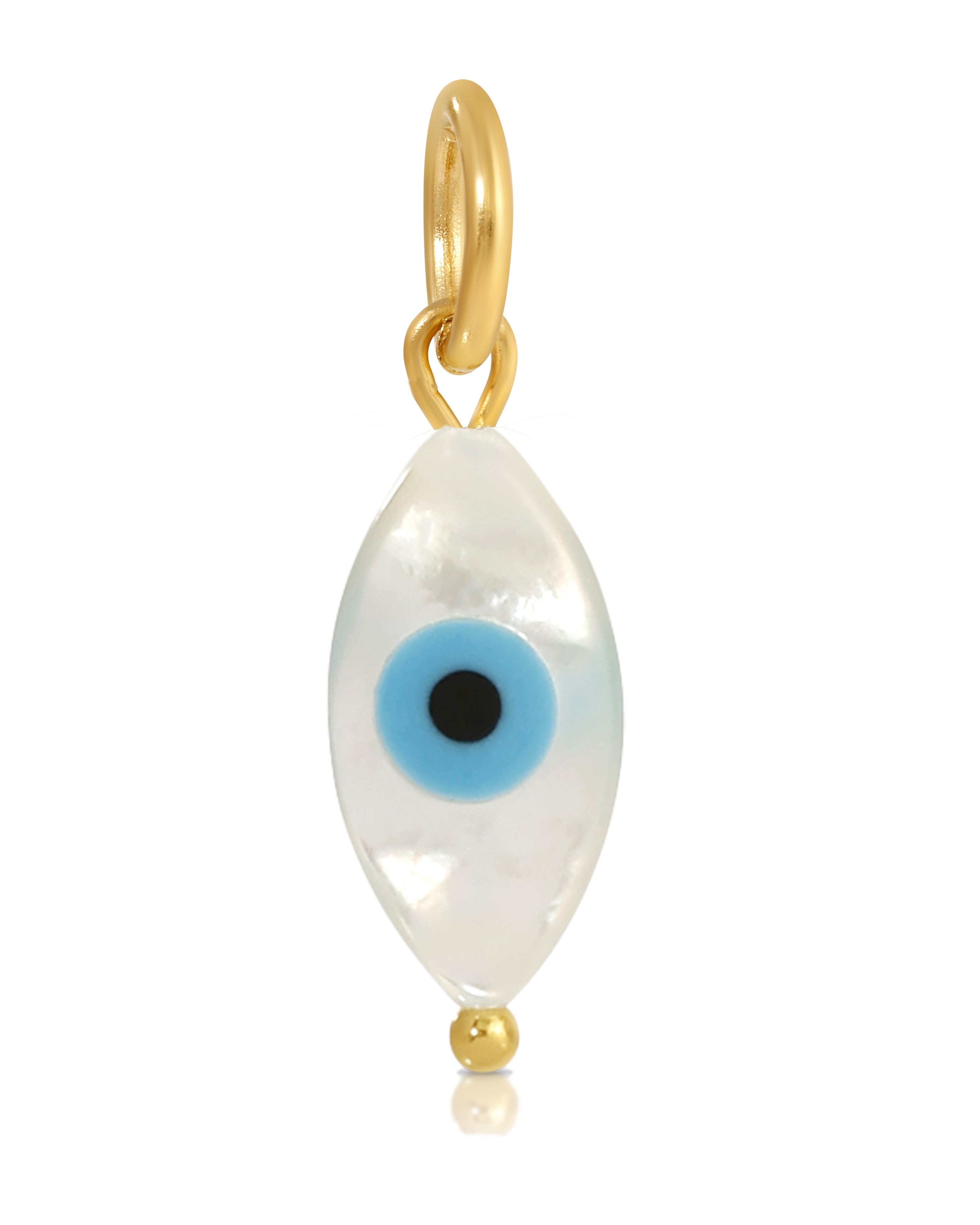 Large Marquise Evil Eye Charm