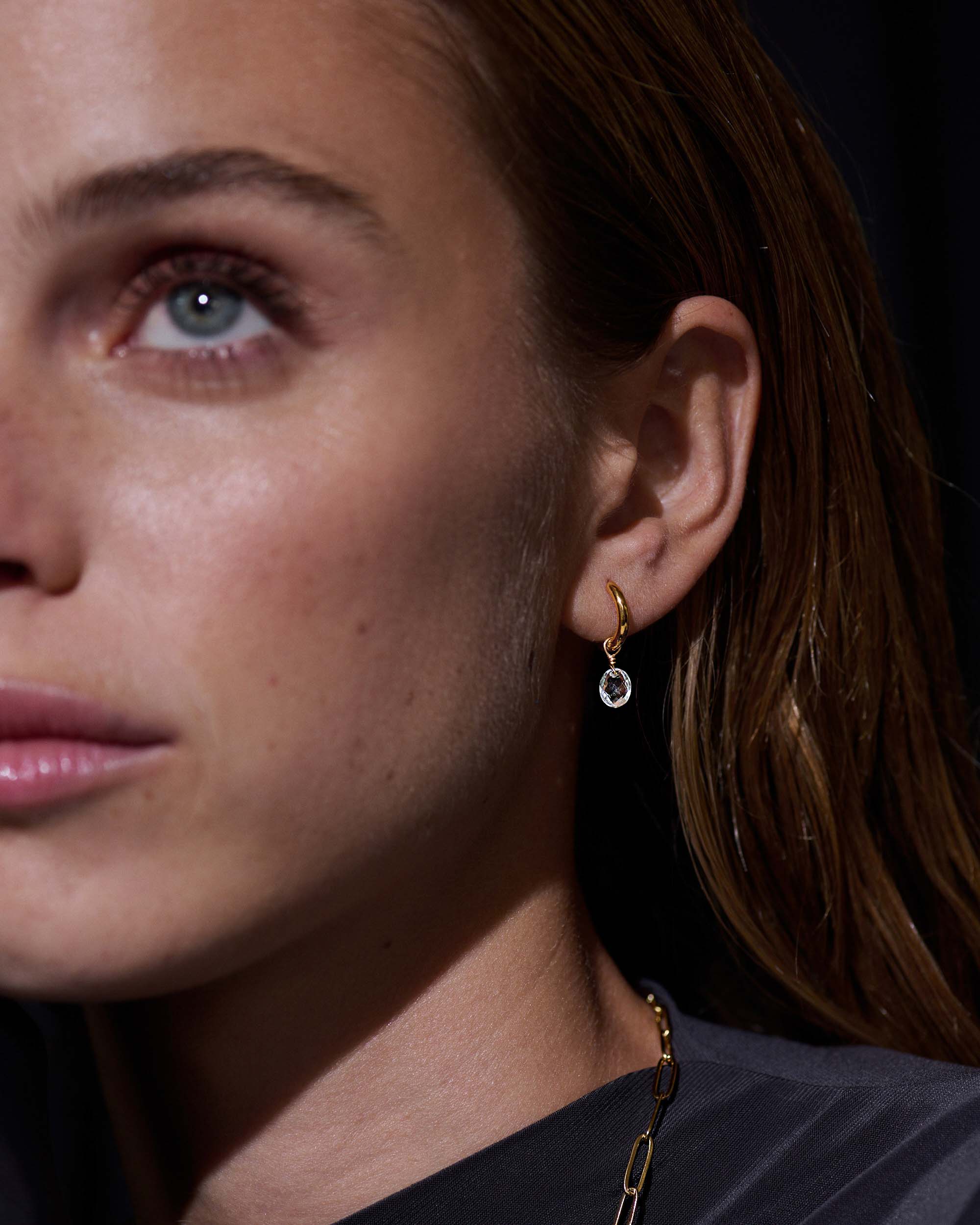 Northwich Moss Amethyst Hoops