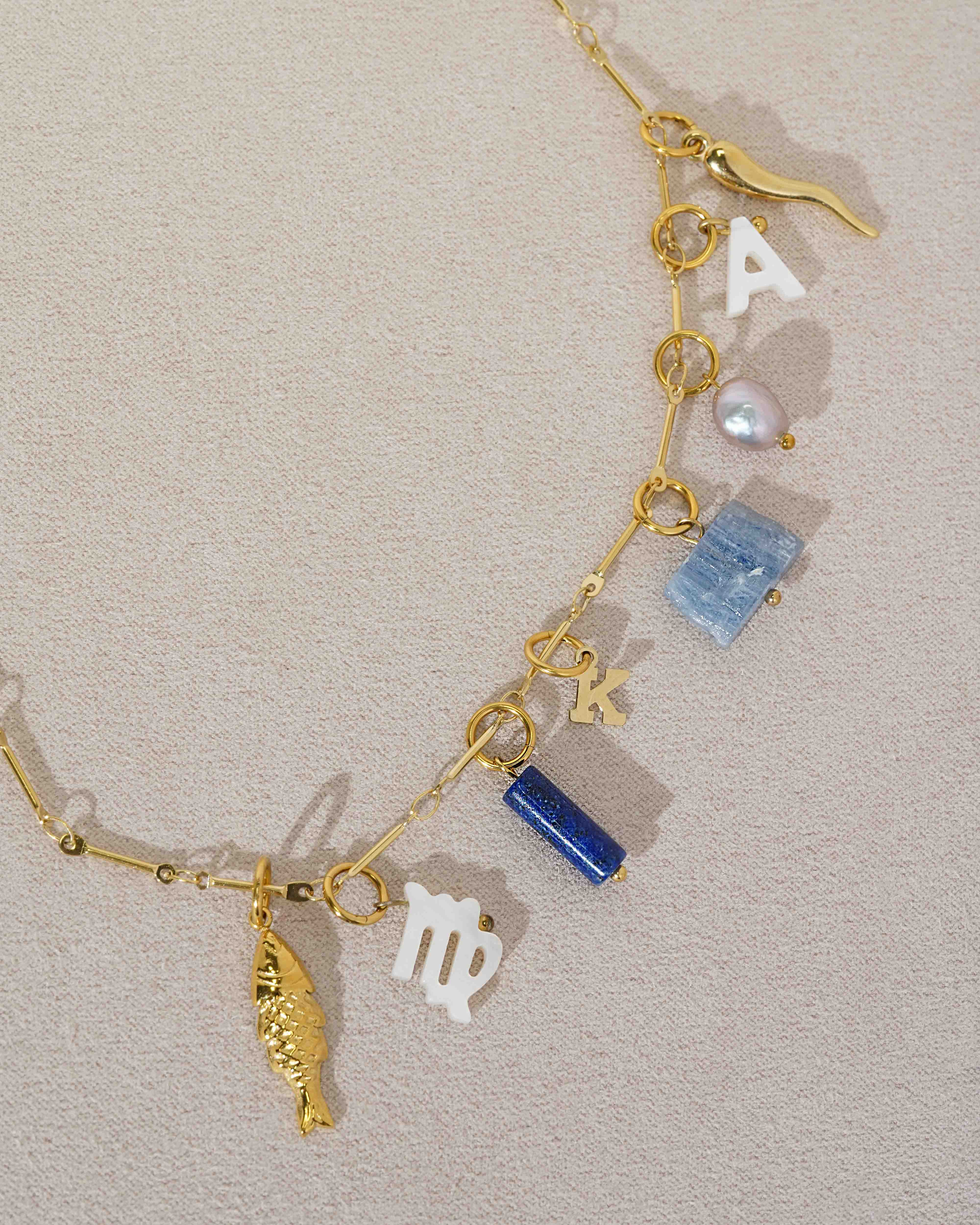One Love Letter K Charm