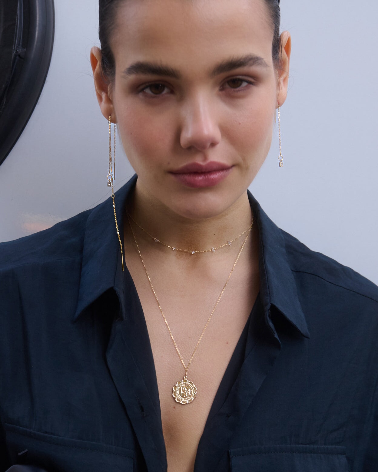 San Cris Long Necklace