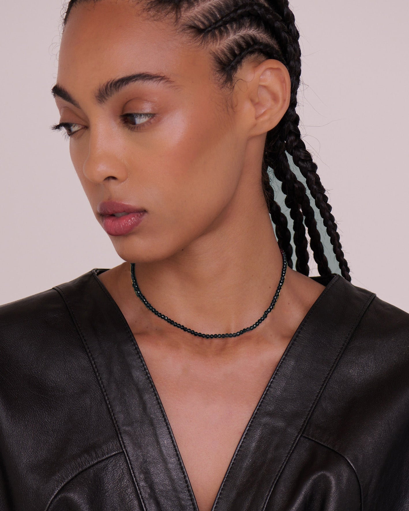 Sapphire 3mm Necklace