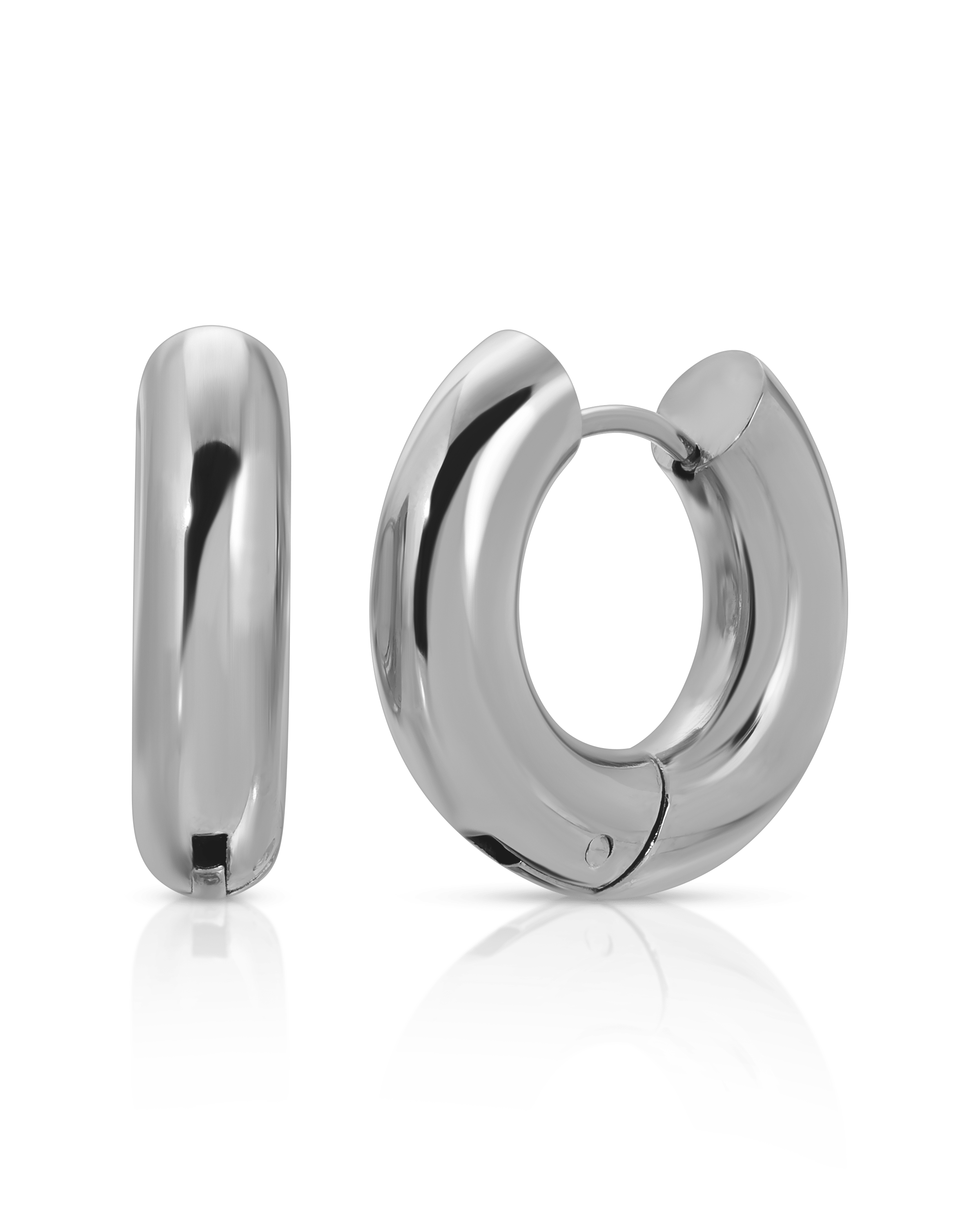 Small Bold Hoop Earrings