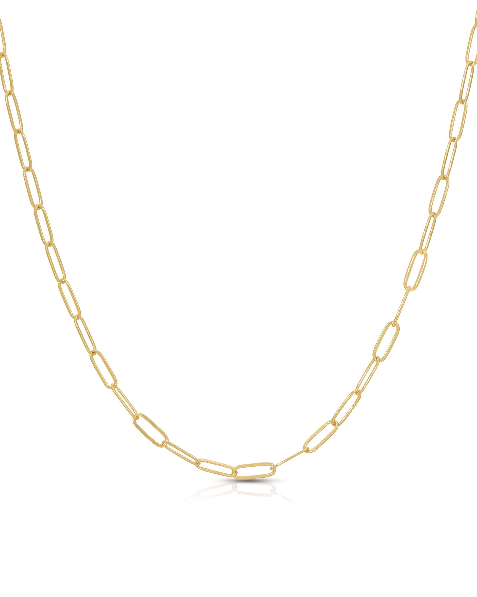 Small Flat Link Necklace