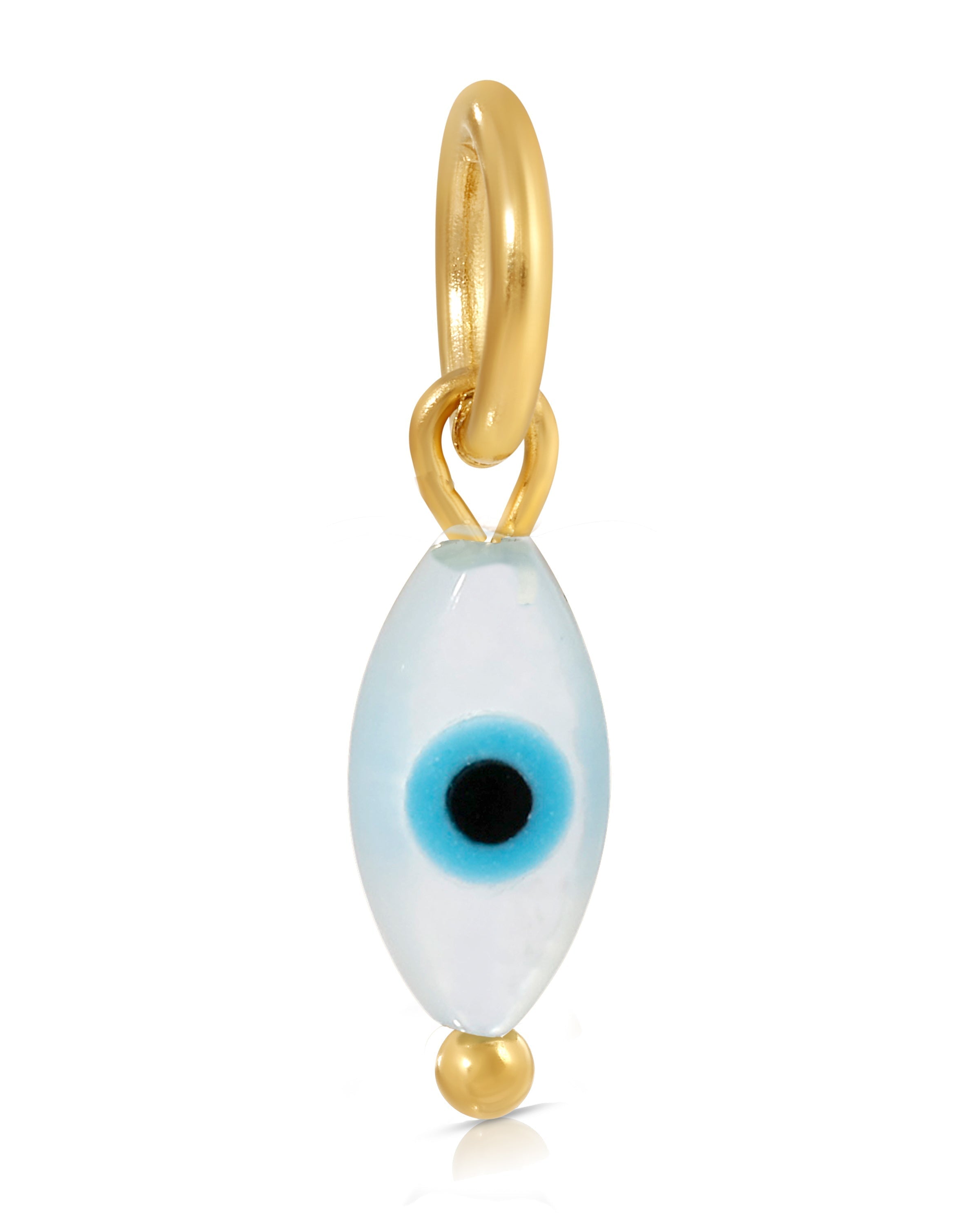 Small Marquise Evil Eye Charm