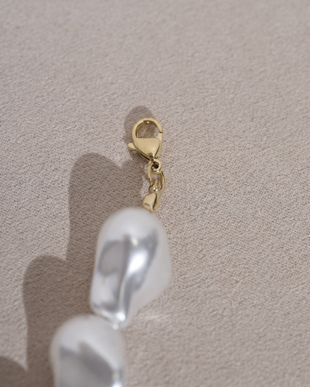 Spiral Vegan Pearl Necklace