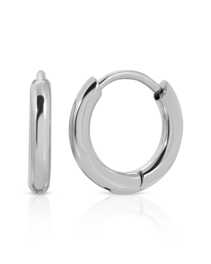 Thin Small Hoop Earrings photo 6