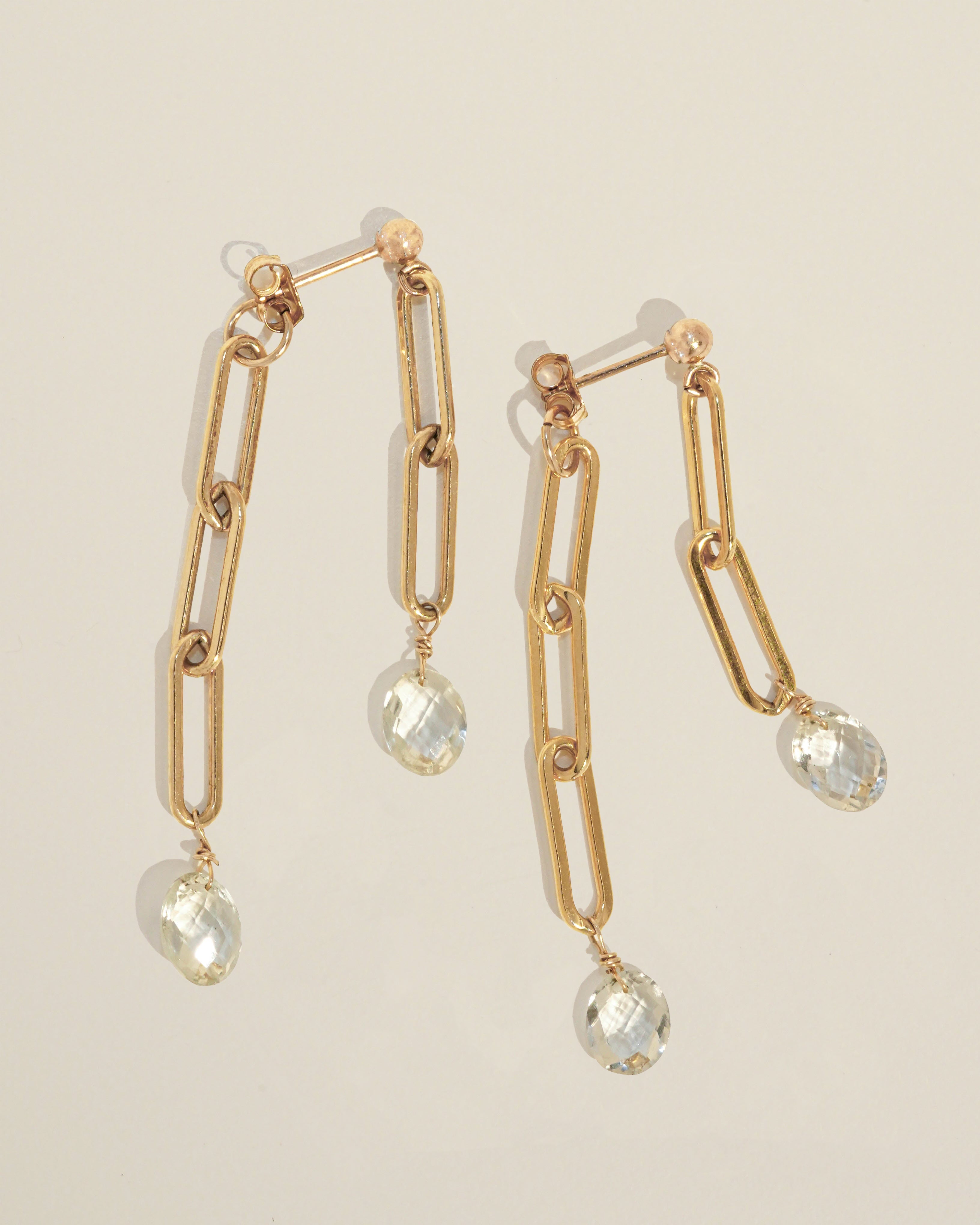 Truro Moss Amethyst Earrings