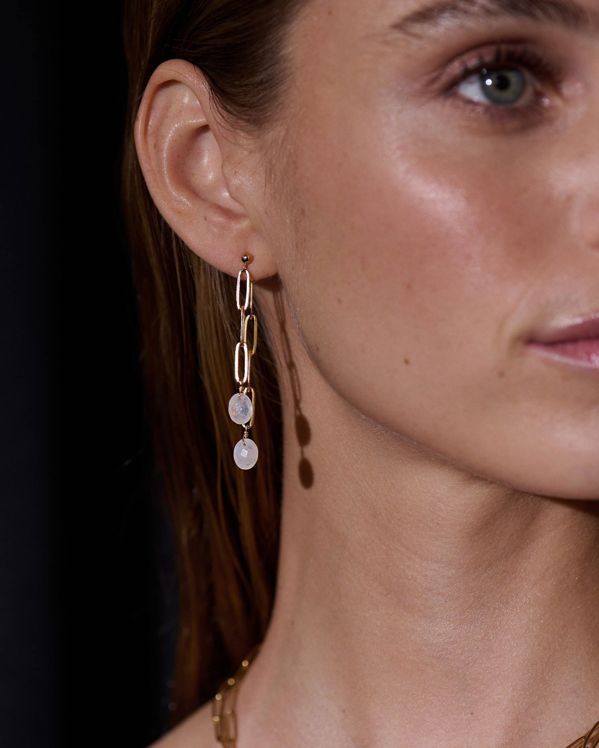 Truro Moss Amethyst Earrings