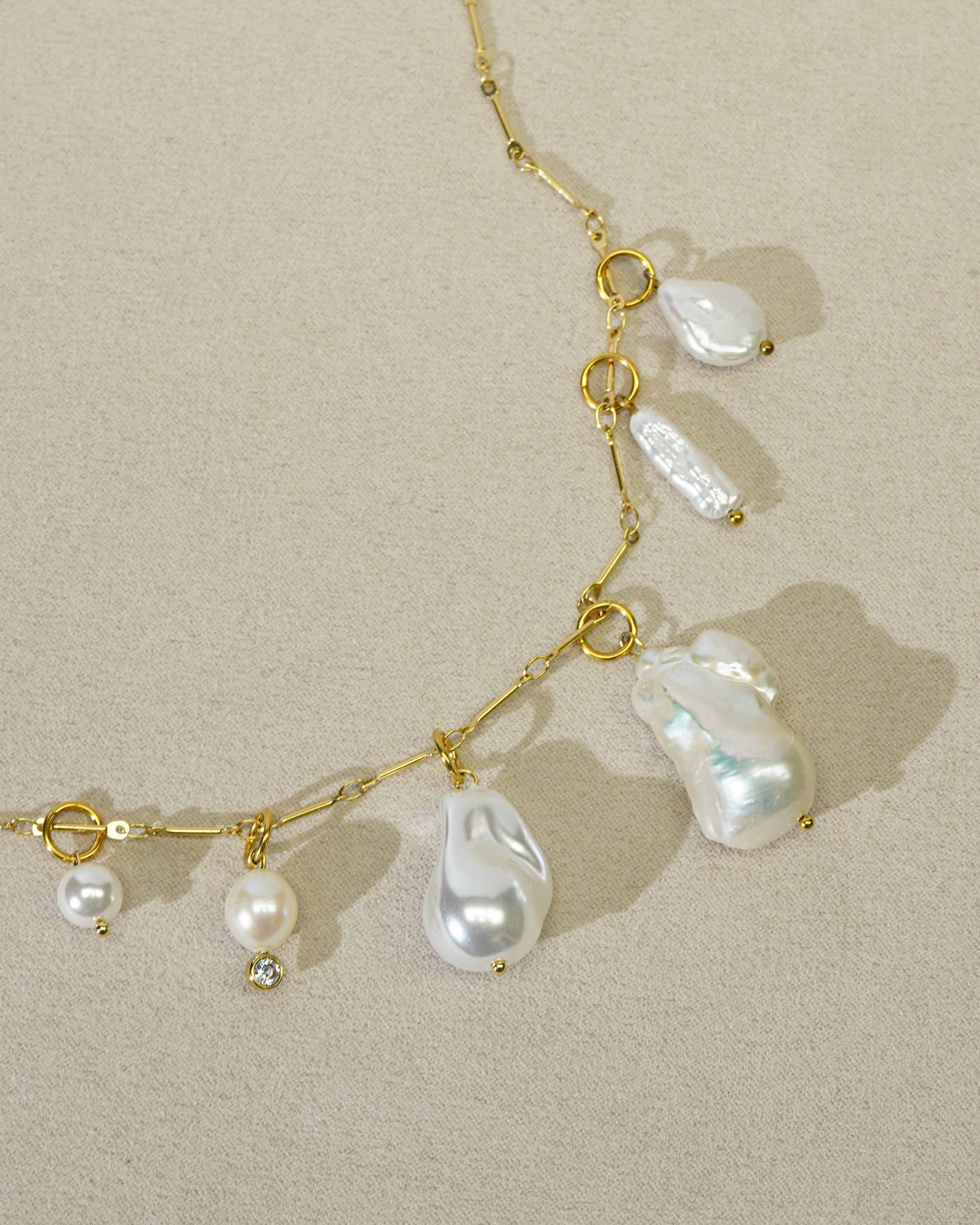 Vegan Baroque Pearl Charm