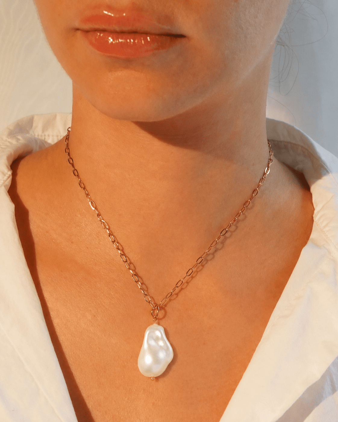 Vegan Baroque Pearl Charm