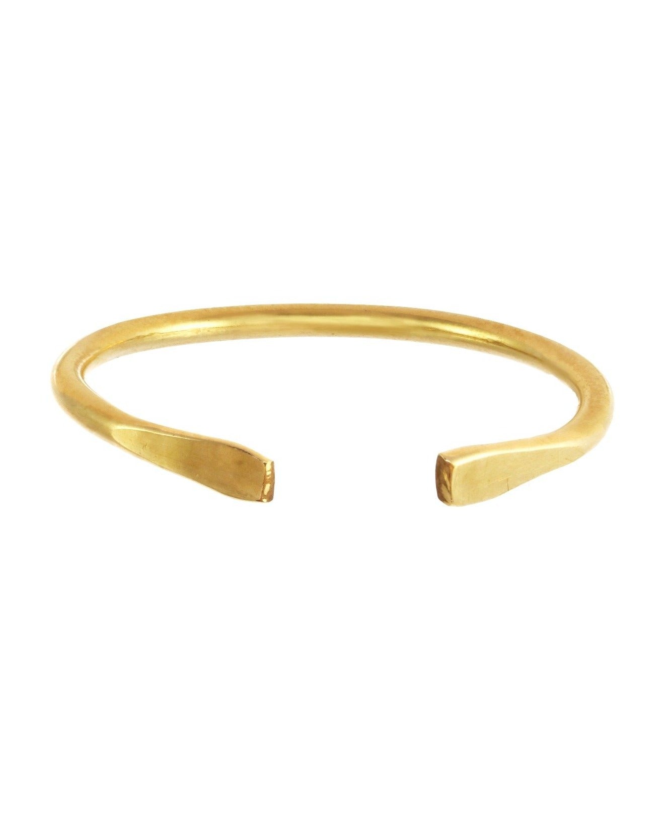 Aperture Ring by KOZAKH. A hammered open ring, crafted in 14K Gold Filled.