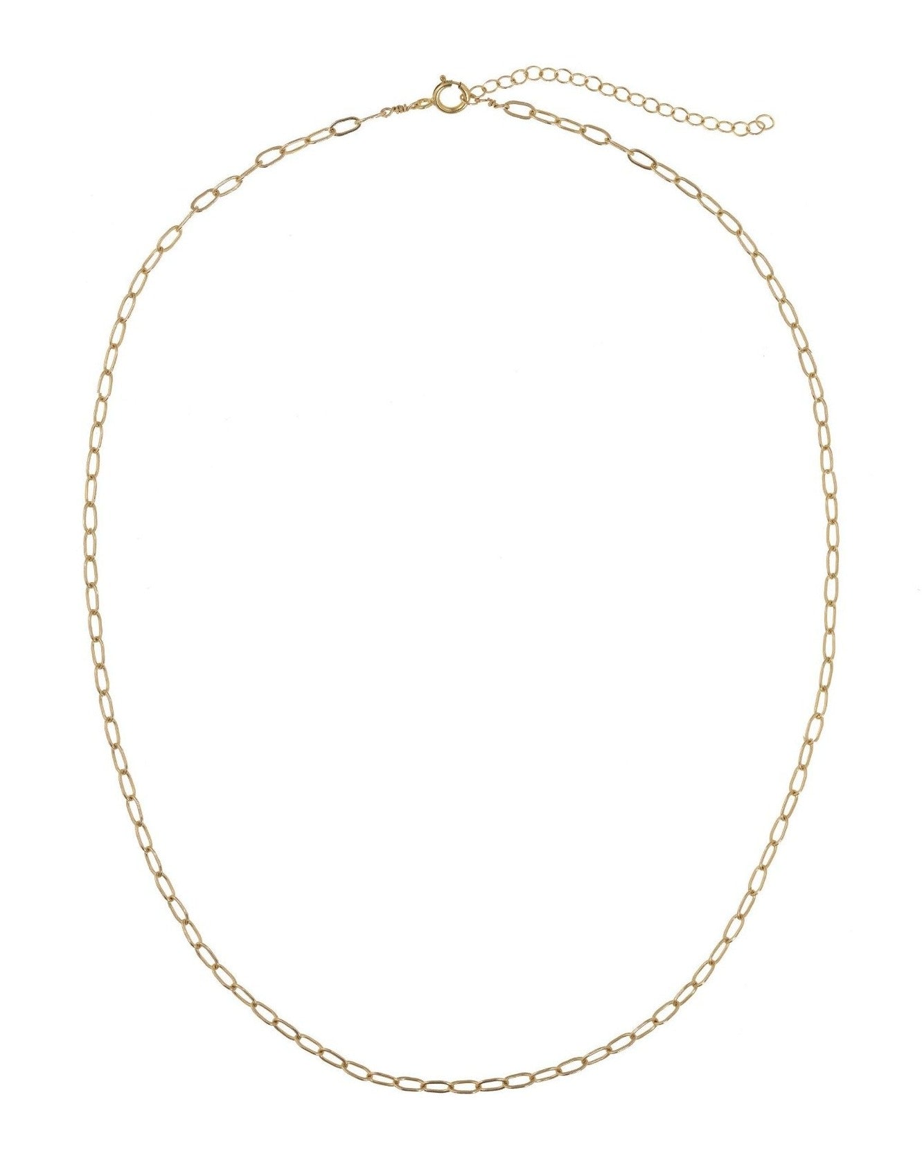 Blaire Chain Necklace by KOZAKH. A 15 to 17 inch adjustable length chain necklace in 14K Gold Filled.