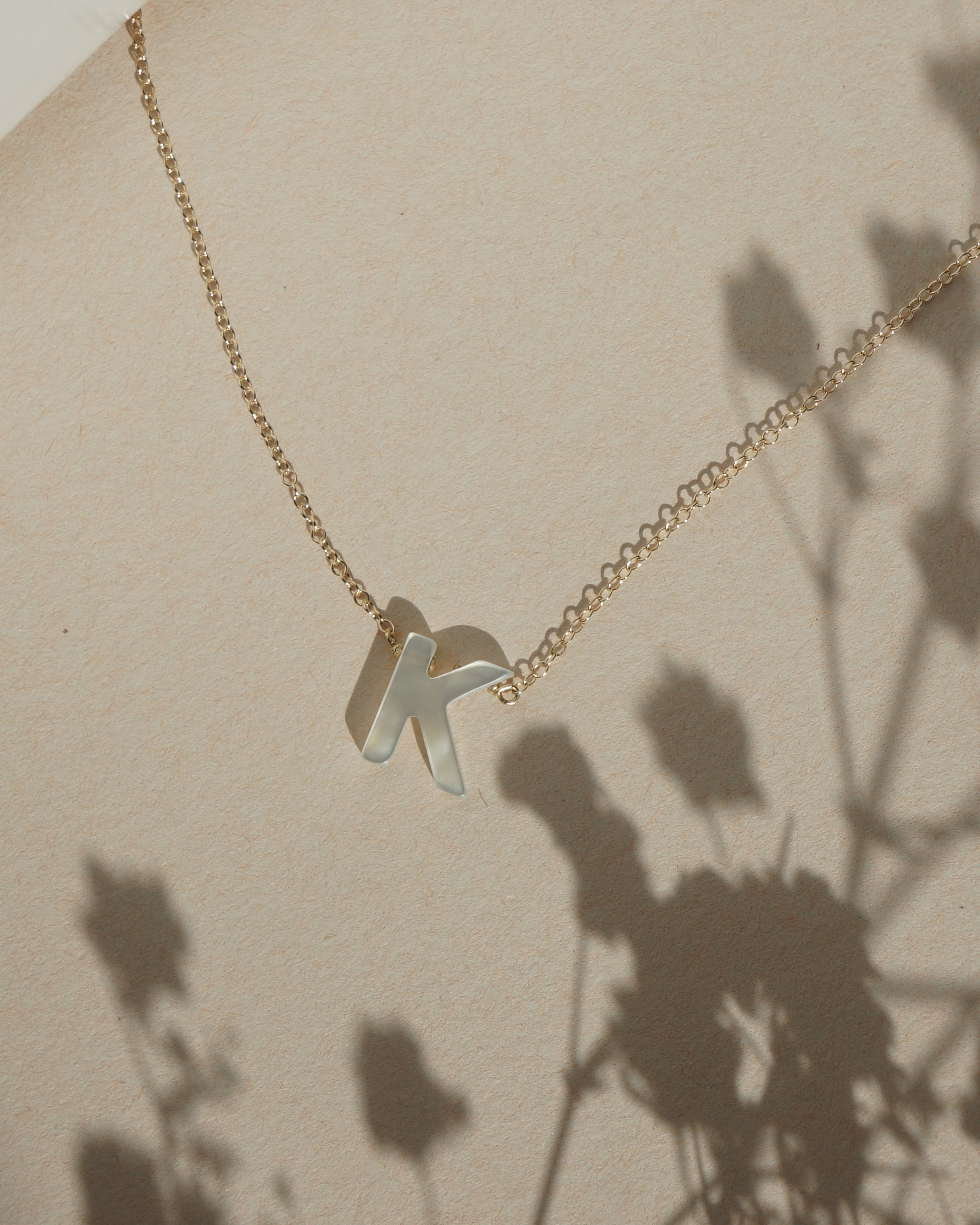 Dawn Initial Necklace