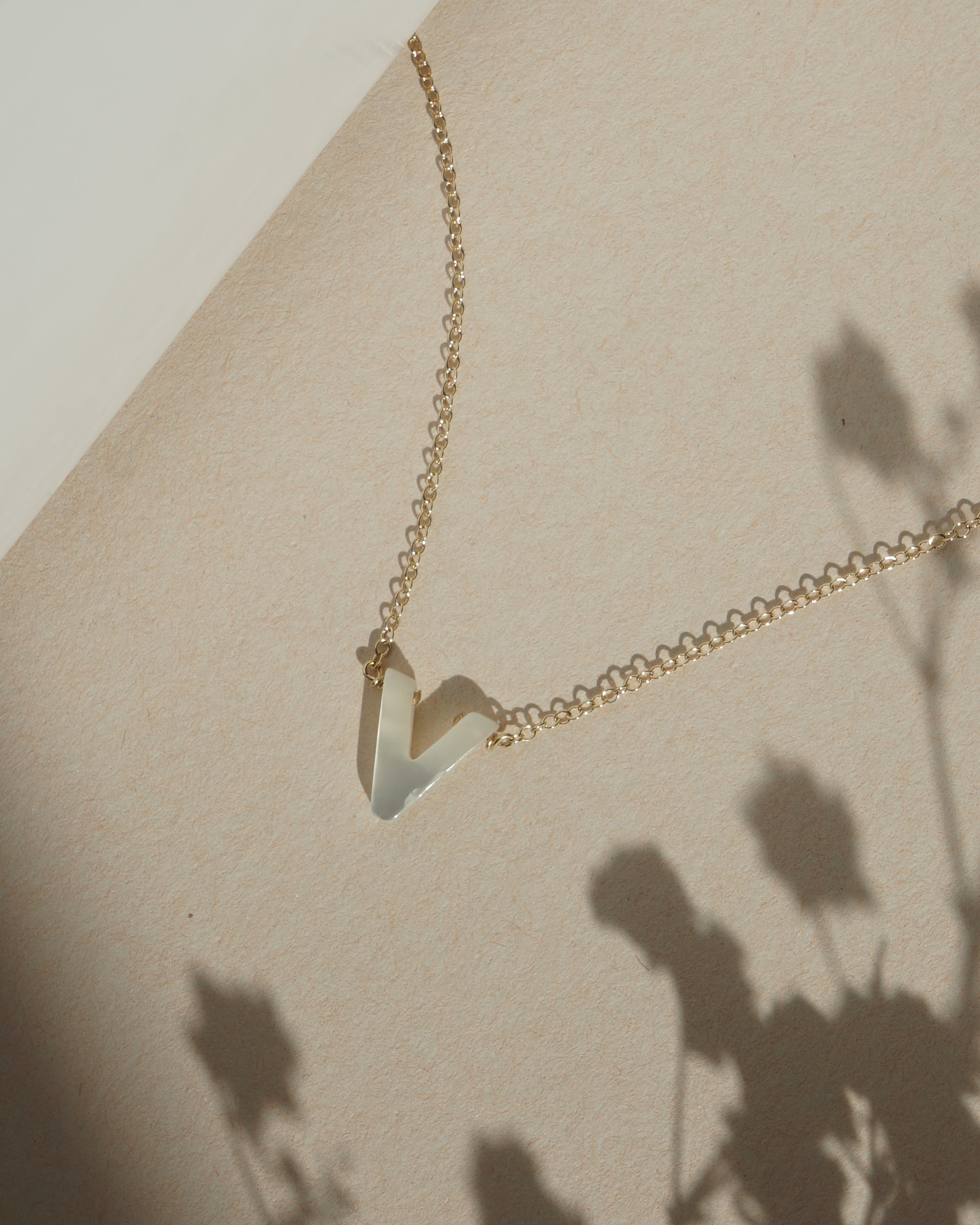 Dawn Initial Necklace