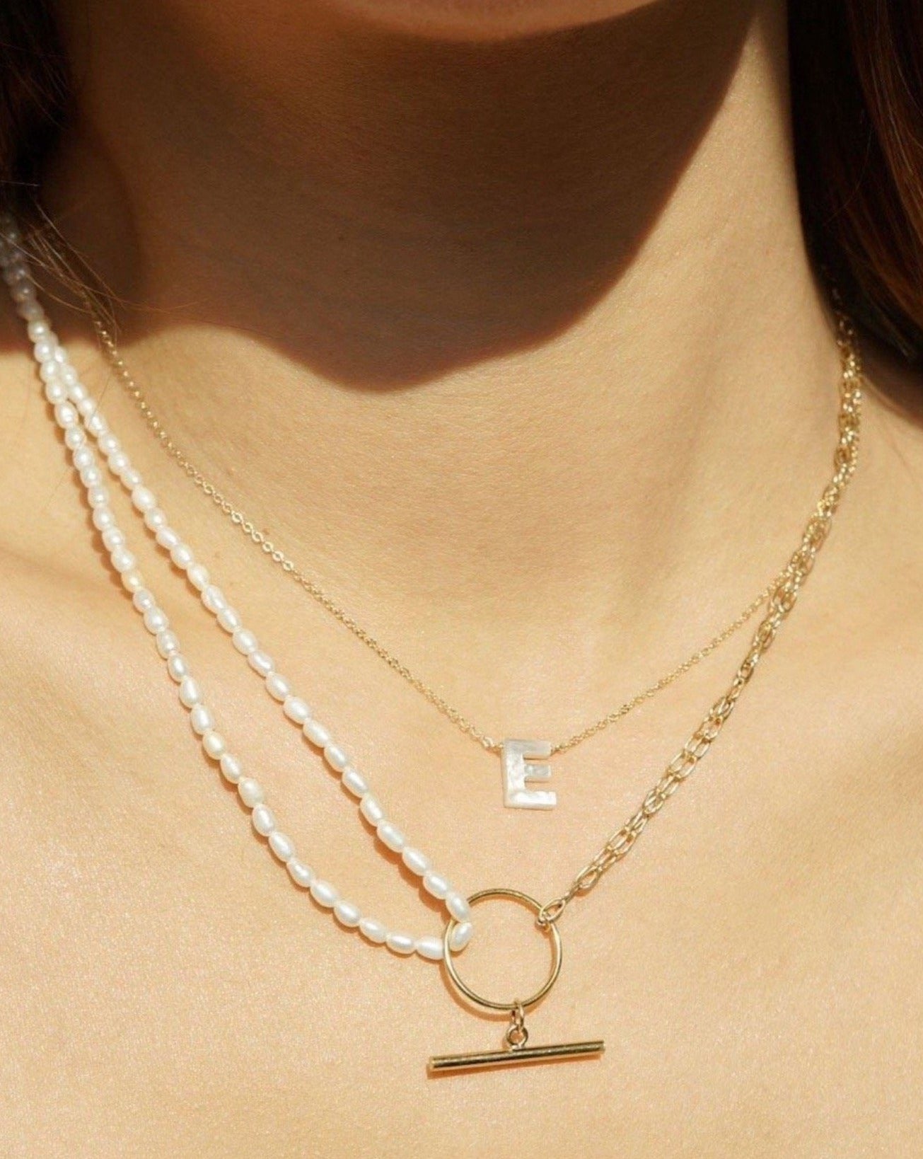 Dawn Initial Necklace