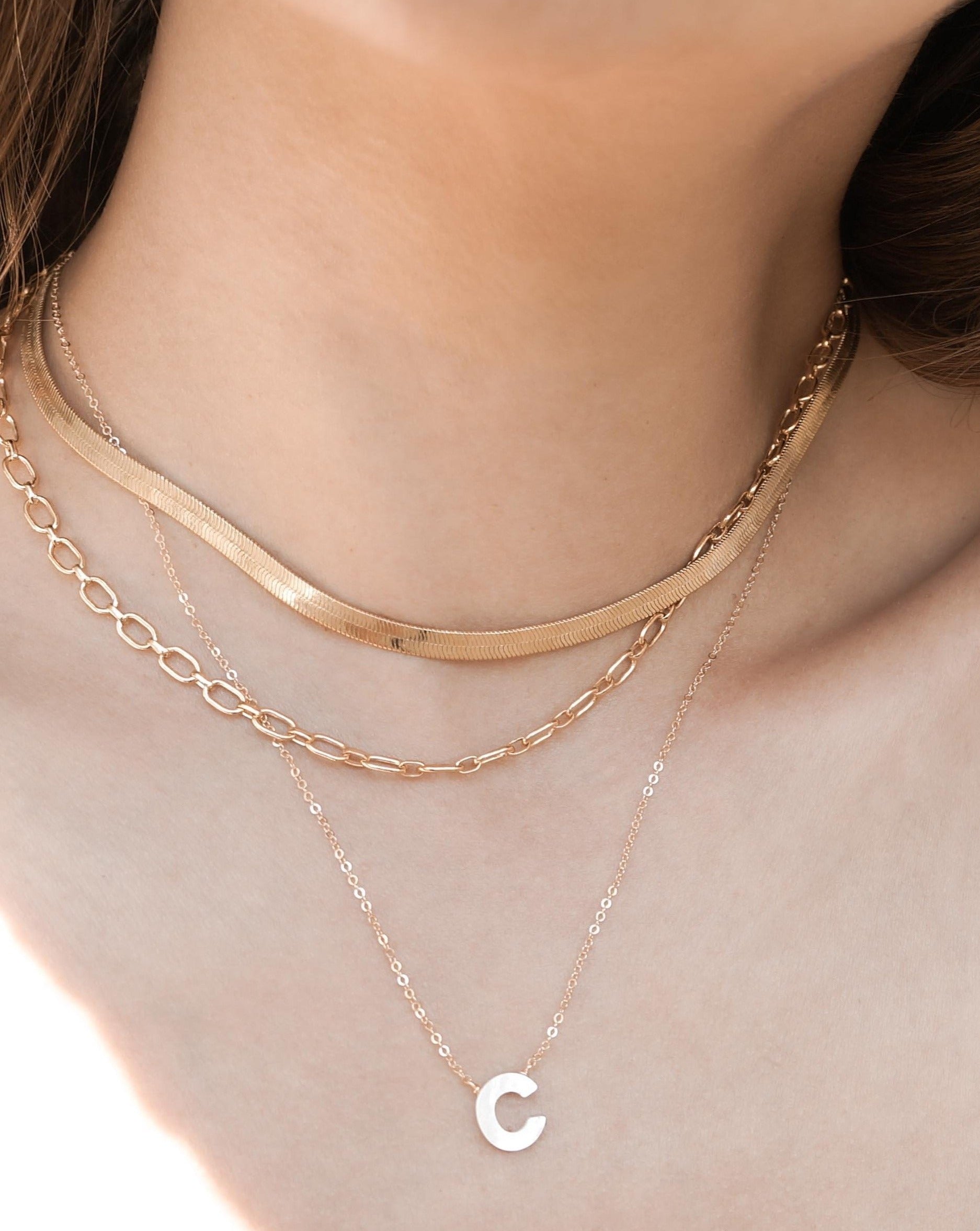 Dawn Initial Necklace