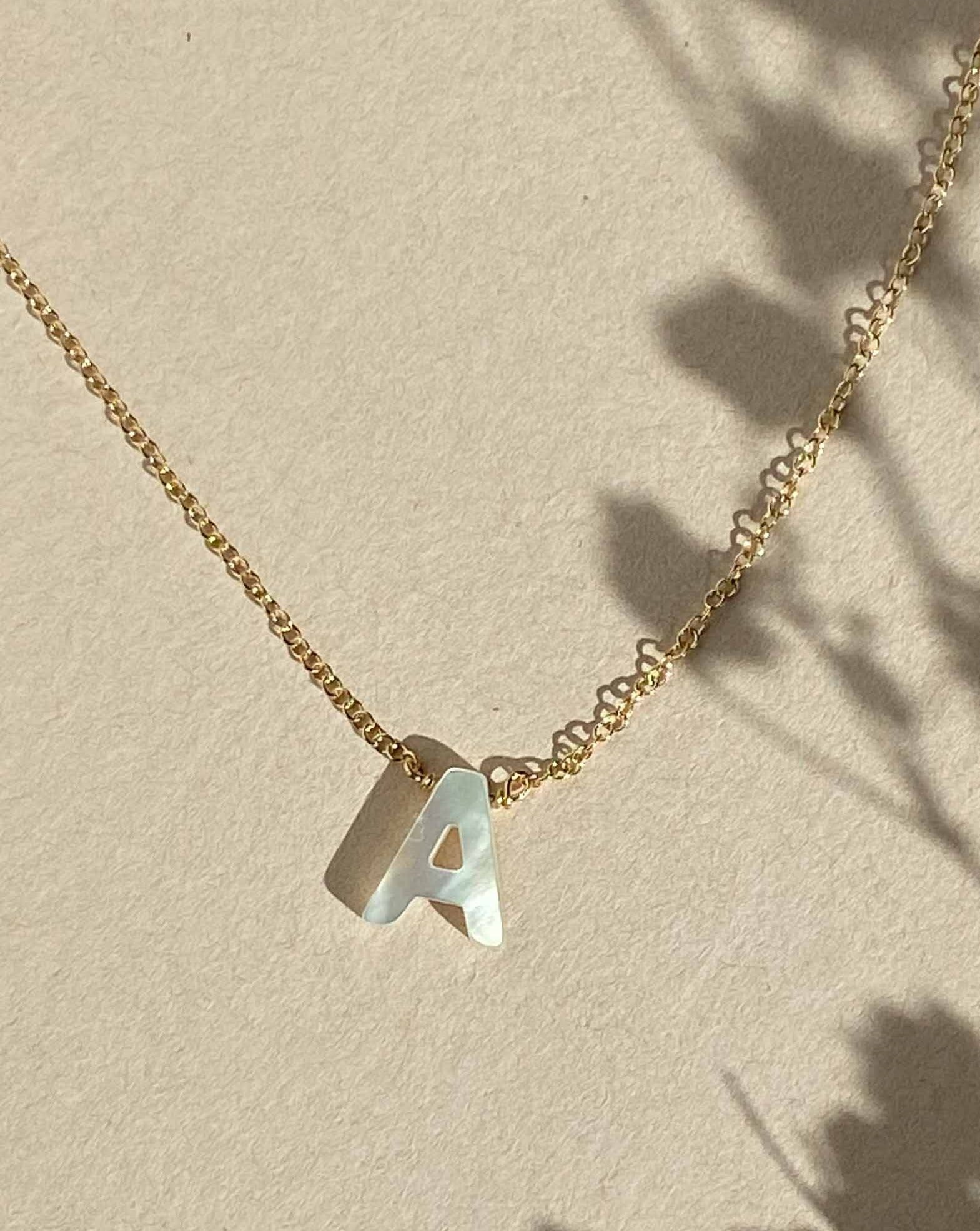 Dawn Initial Necklace
