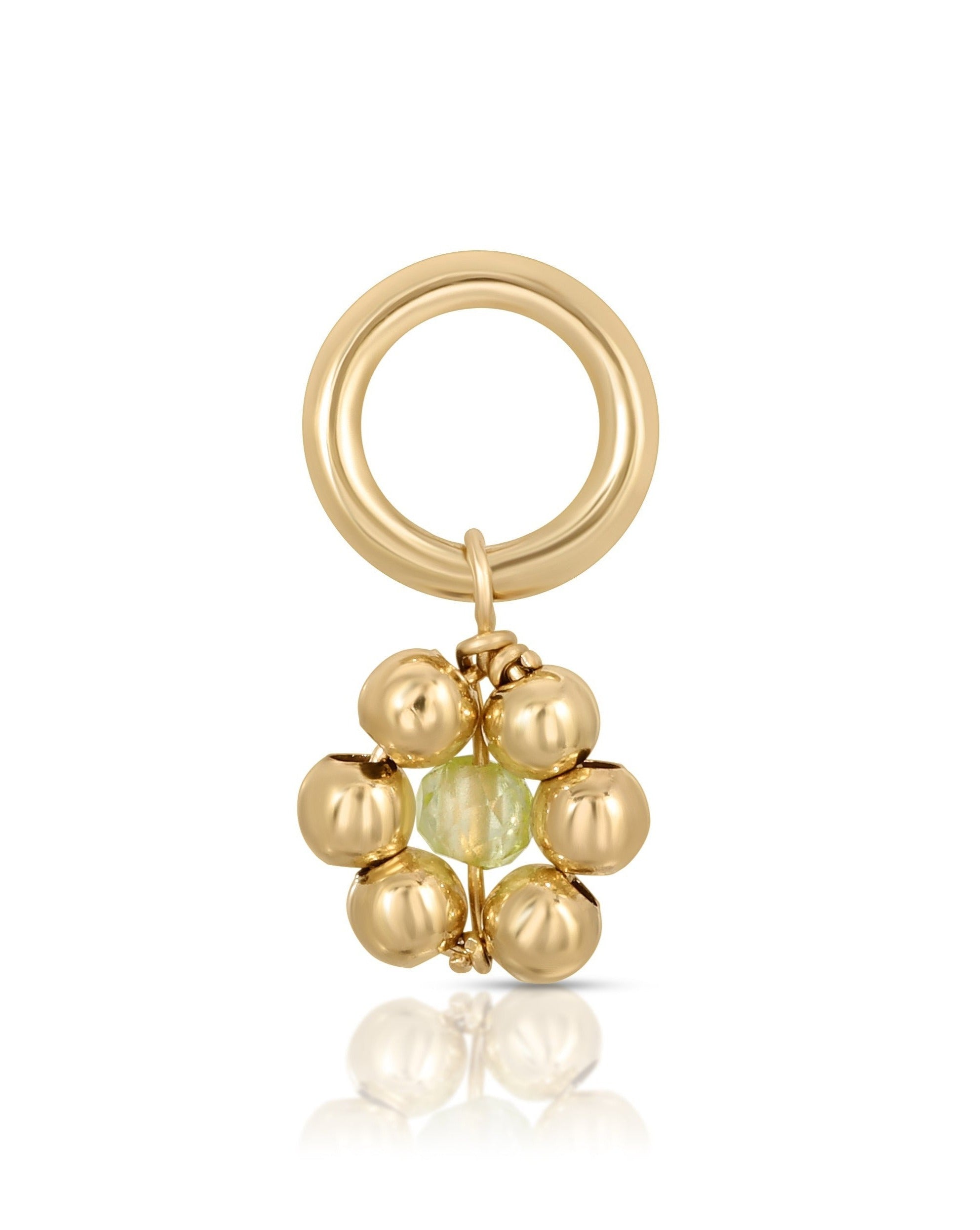 Flowercita August Peridot Charm