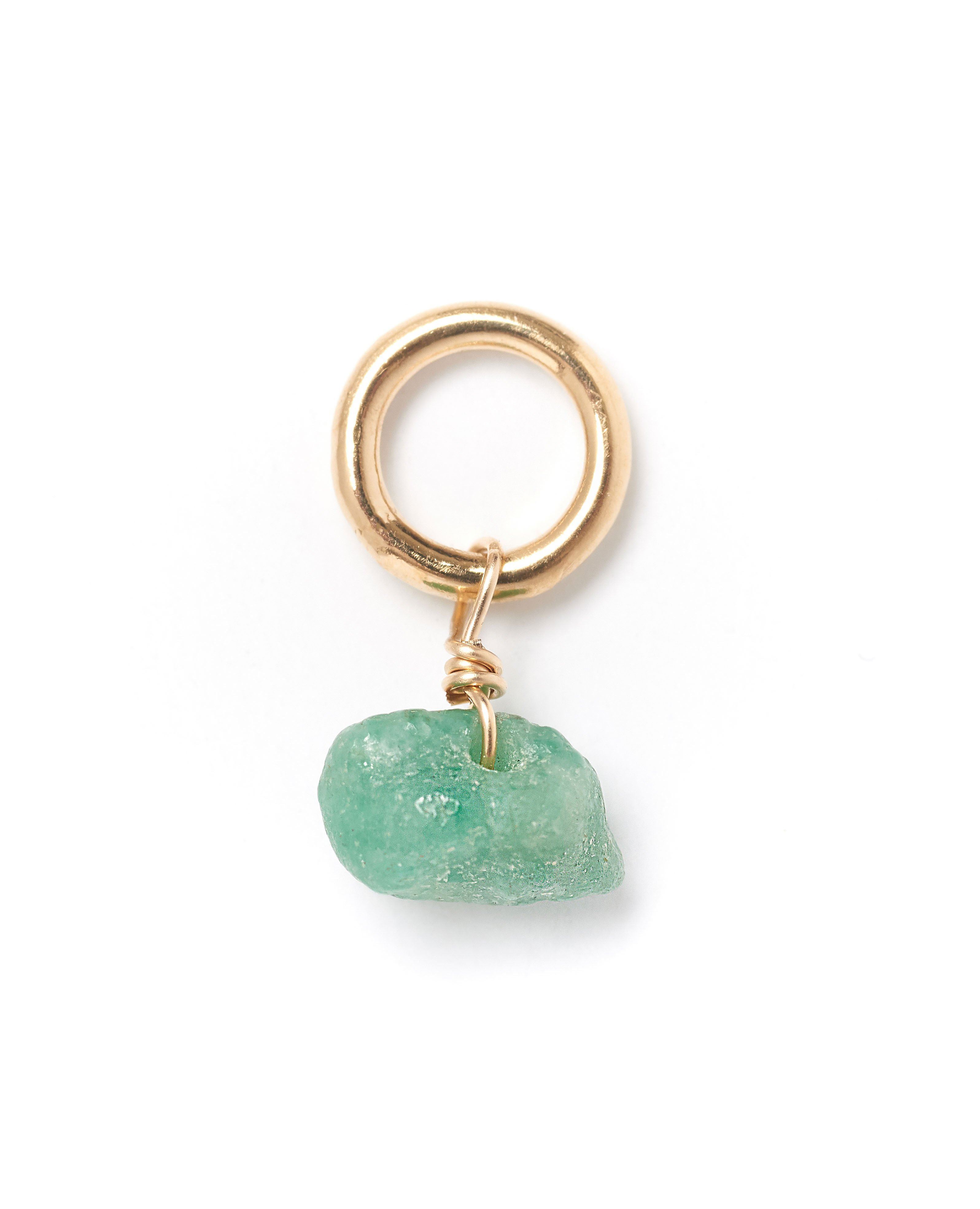 One Love Birthstone Charms KOZAKH May - Emerald 14K Gold Filled 