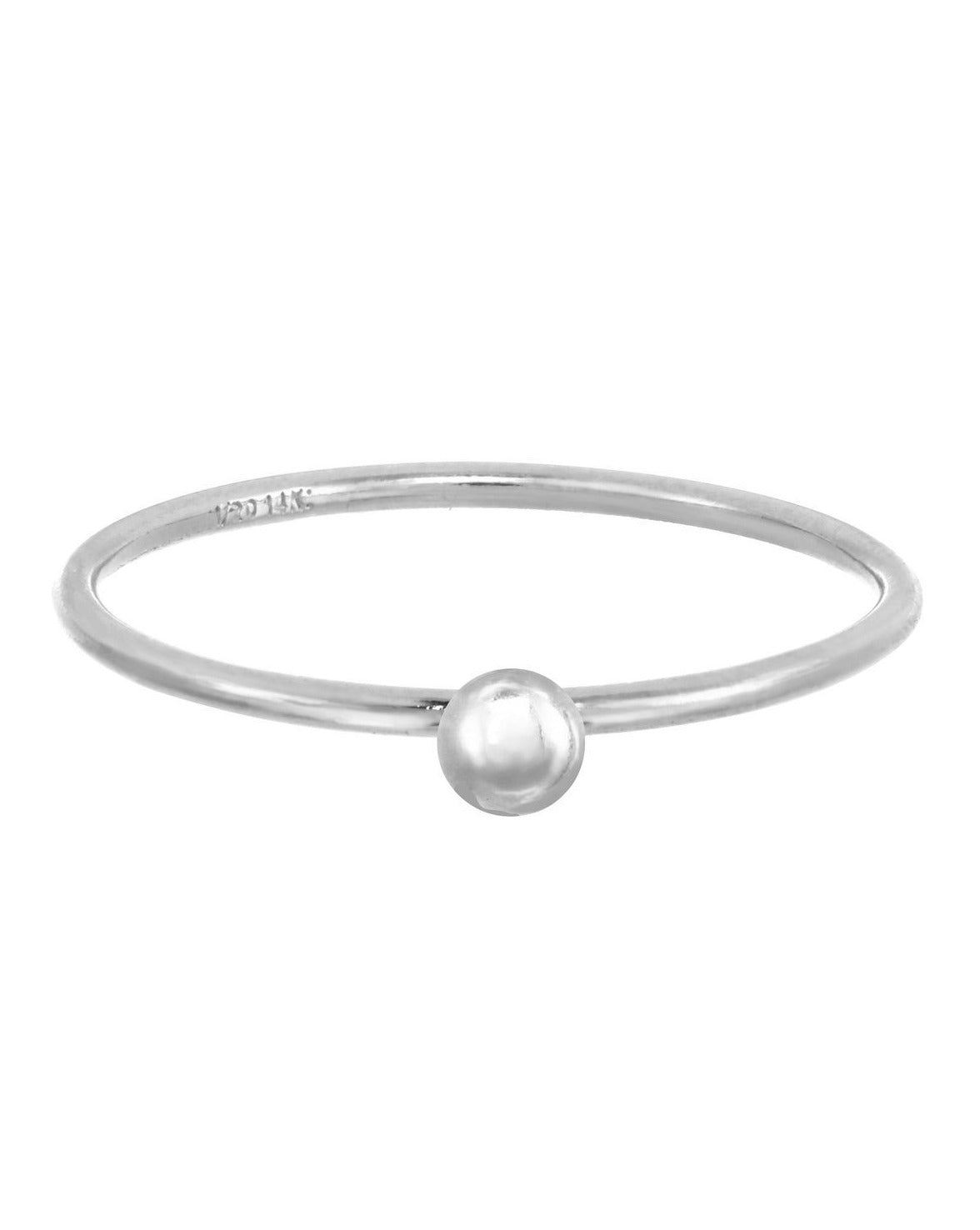 Point Ring by KOZAKH. A ring crafted in Sterling Silver, featuring a 3mm seamless bead.