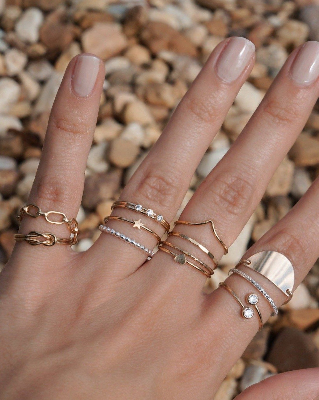 Suave Ring by KOZAKH. A 1mm band, crafted in 14K Gold Filled.