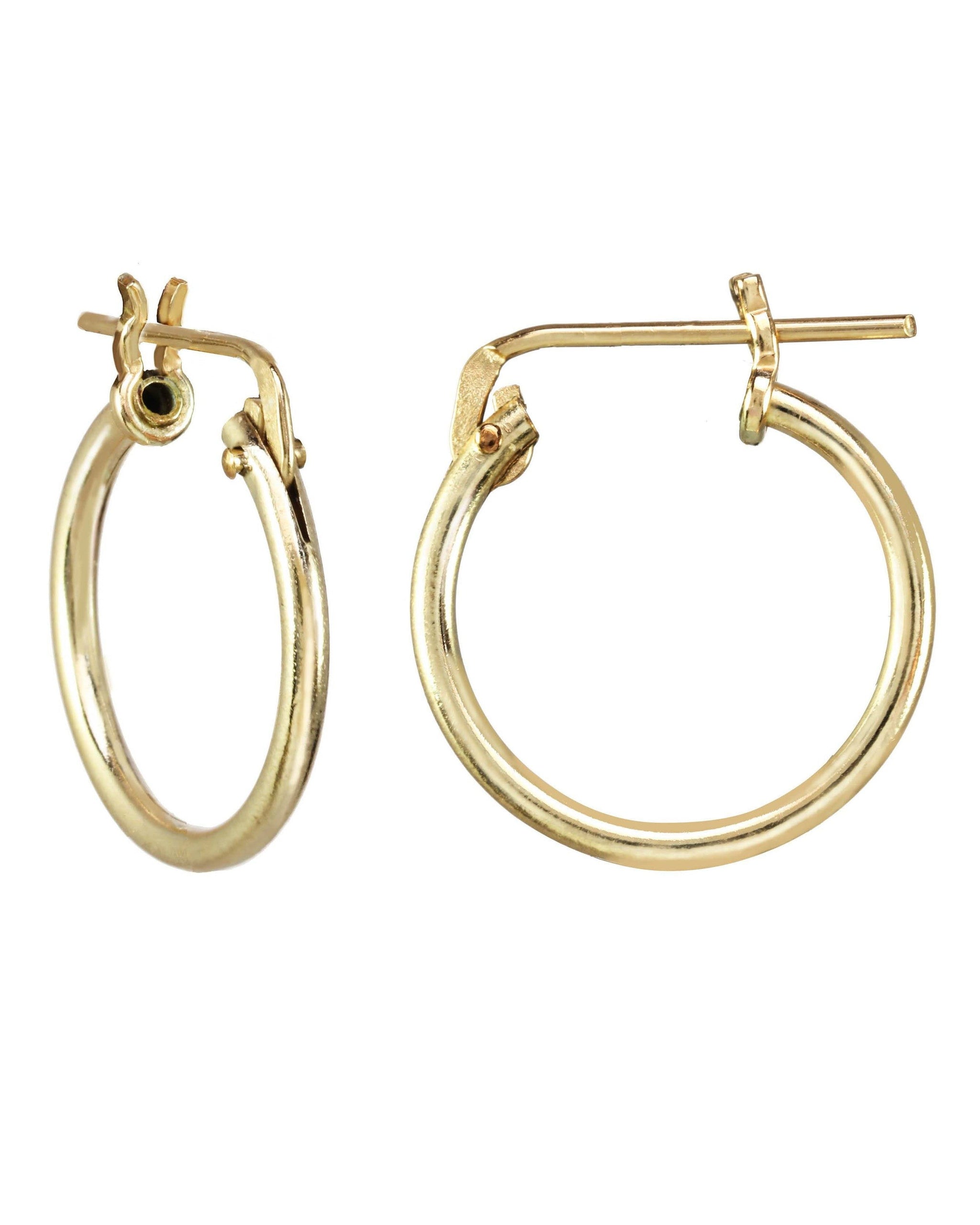 Small Thin Hoop Earring- 14K Gold
