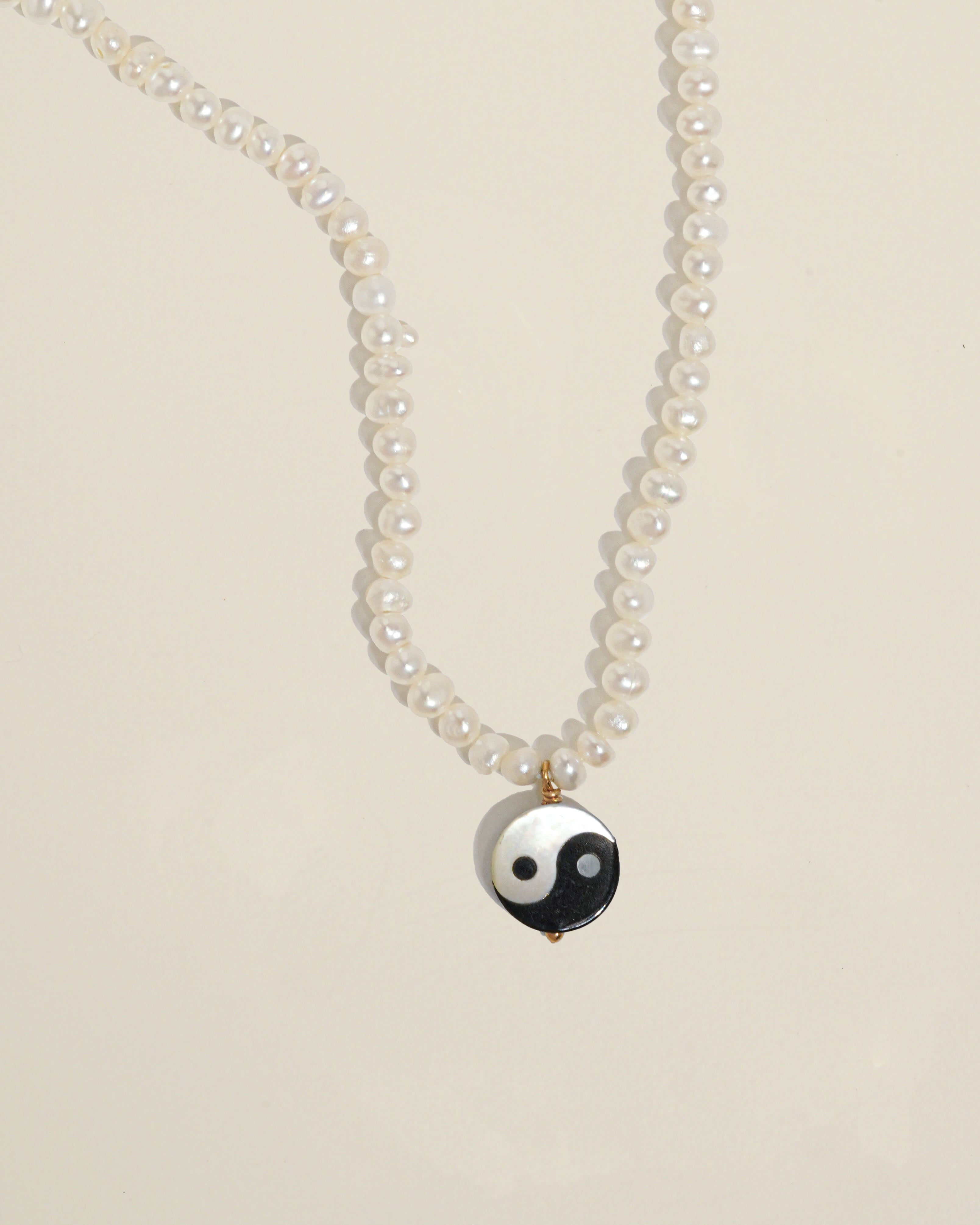 Yin Yang Pearl Necklace