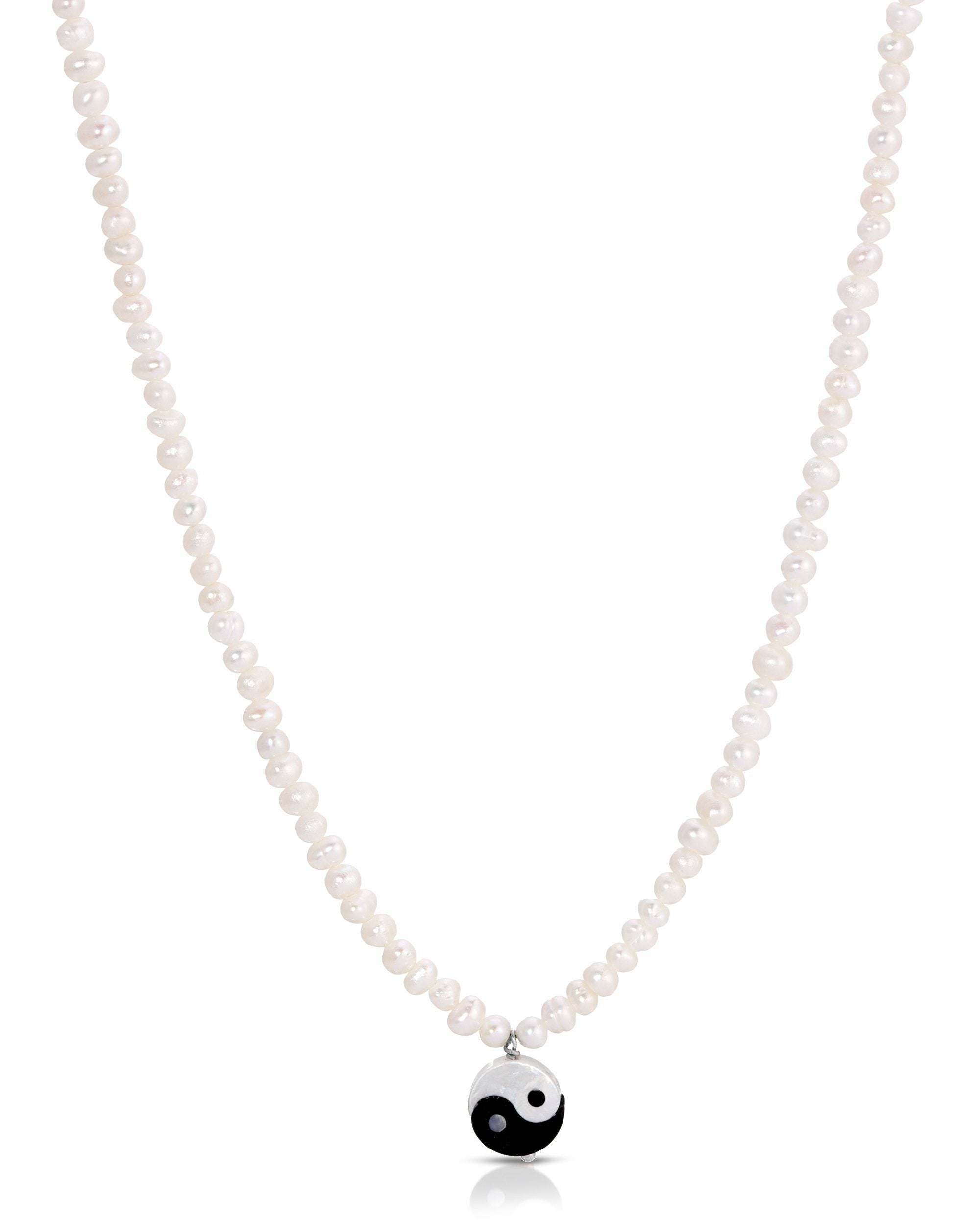 Yin Yang Pearl Necklace