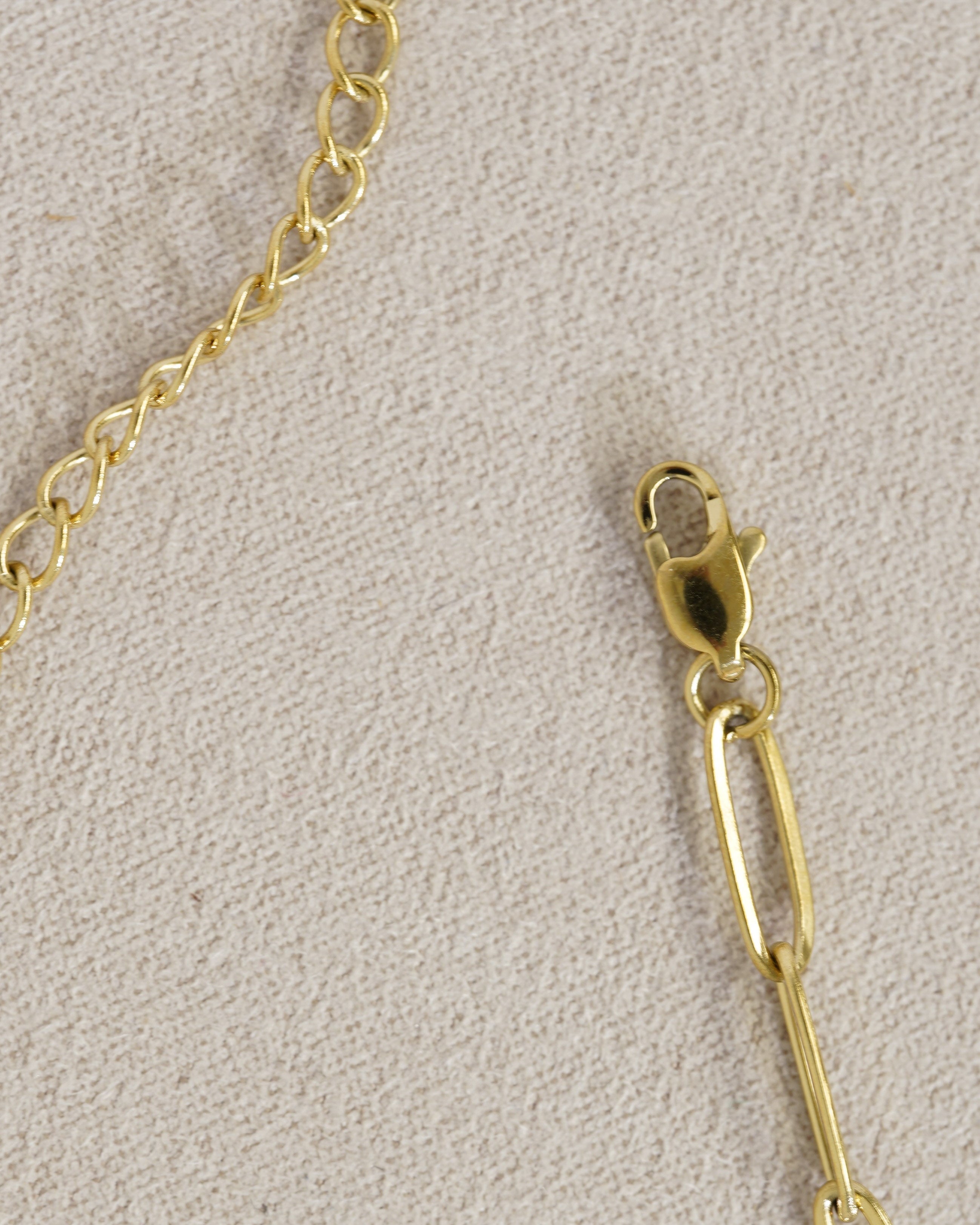 Large flat link chain detail