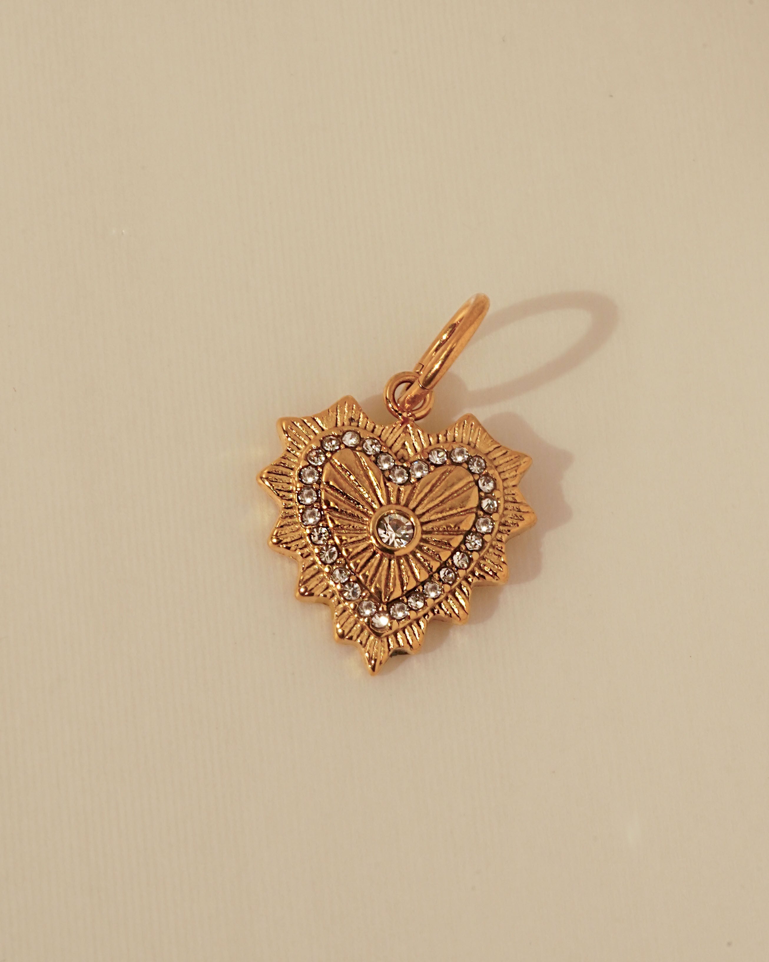 CZ Heart Charm