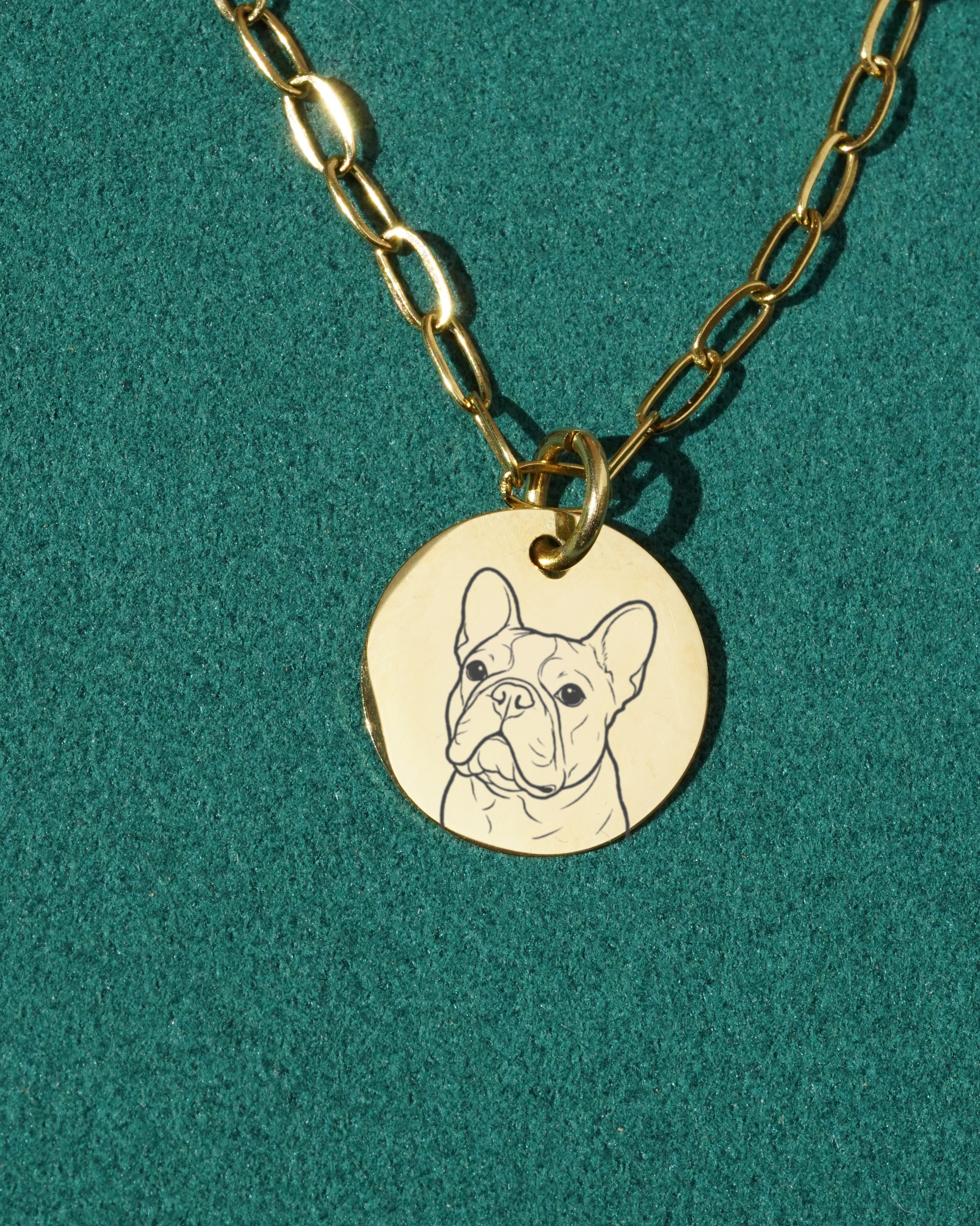Pet Charm Necklace - Large Medallion