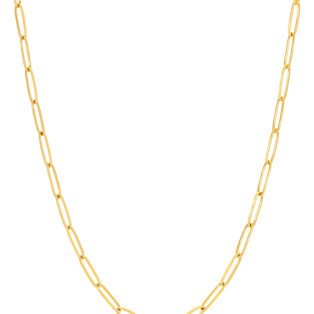 Large Flat Link Necklace