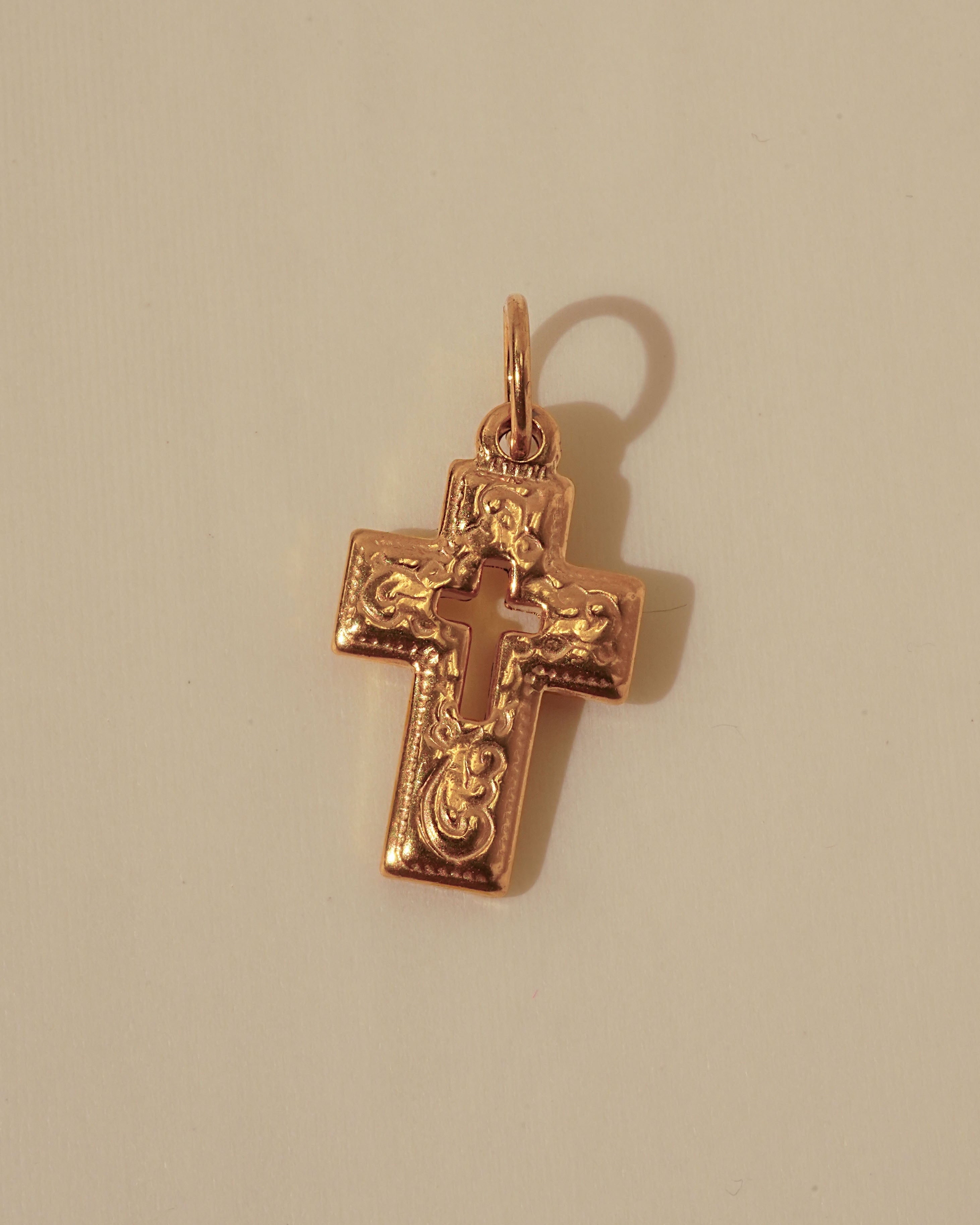 Ornate Cross Charm