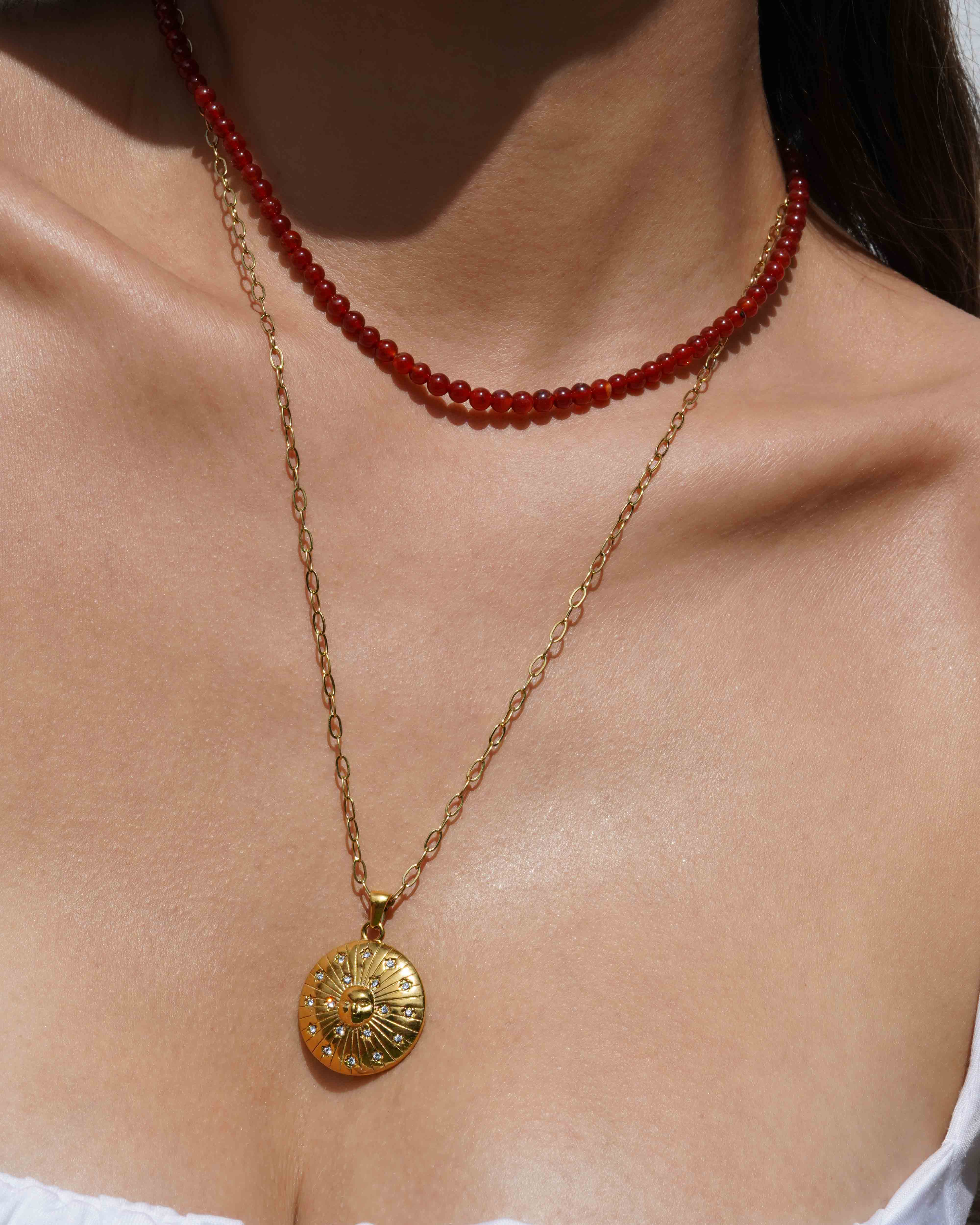 Red Beads Necklace