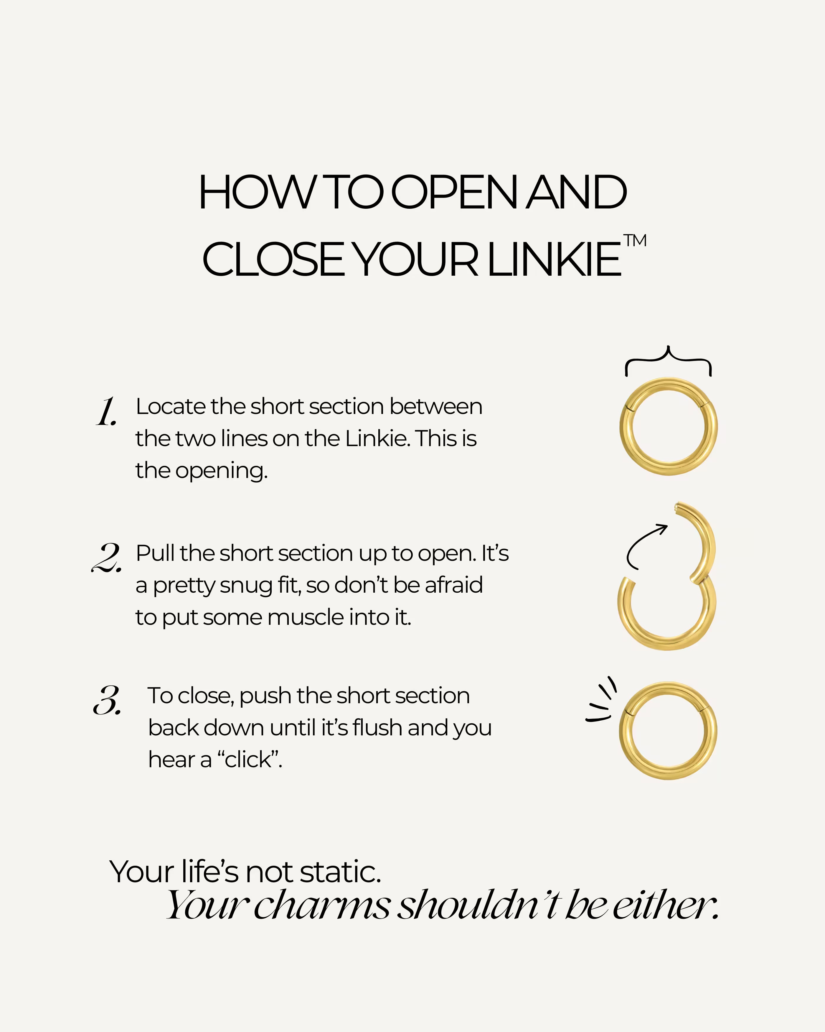 Small Crescent Charm