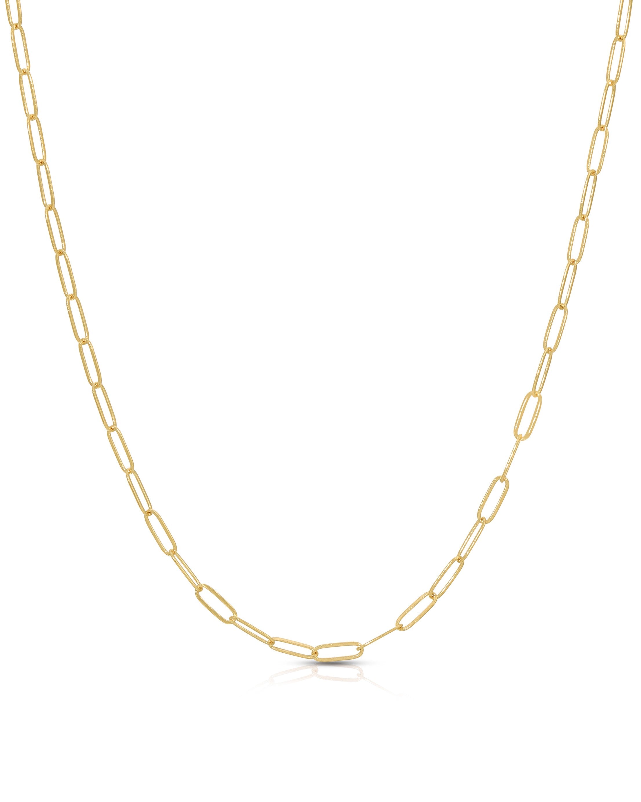 Small Flat Link Necklace