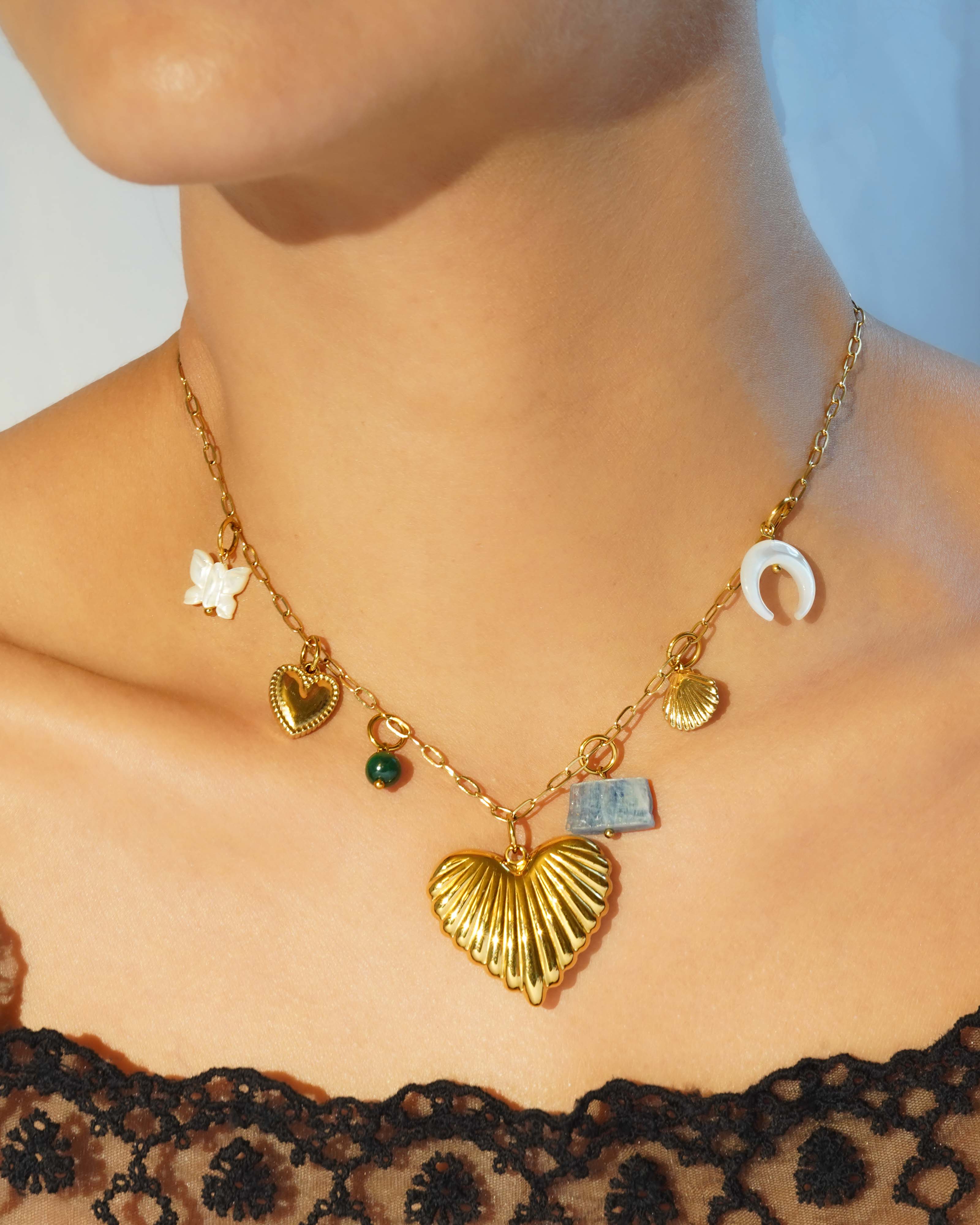 Small Flat Link Necklace