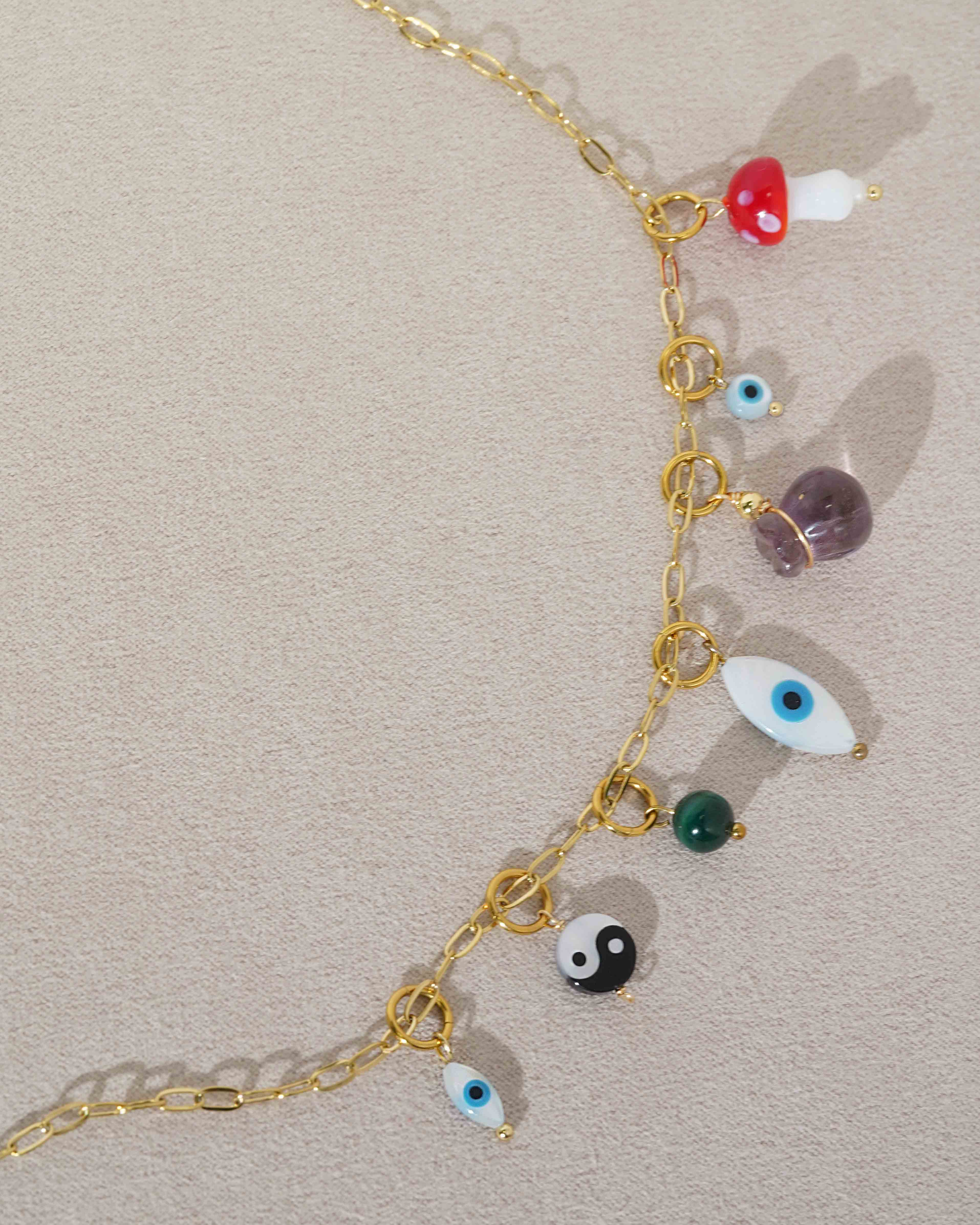 Small Round Evil Eye Charm