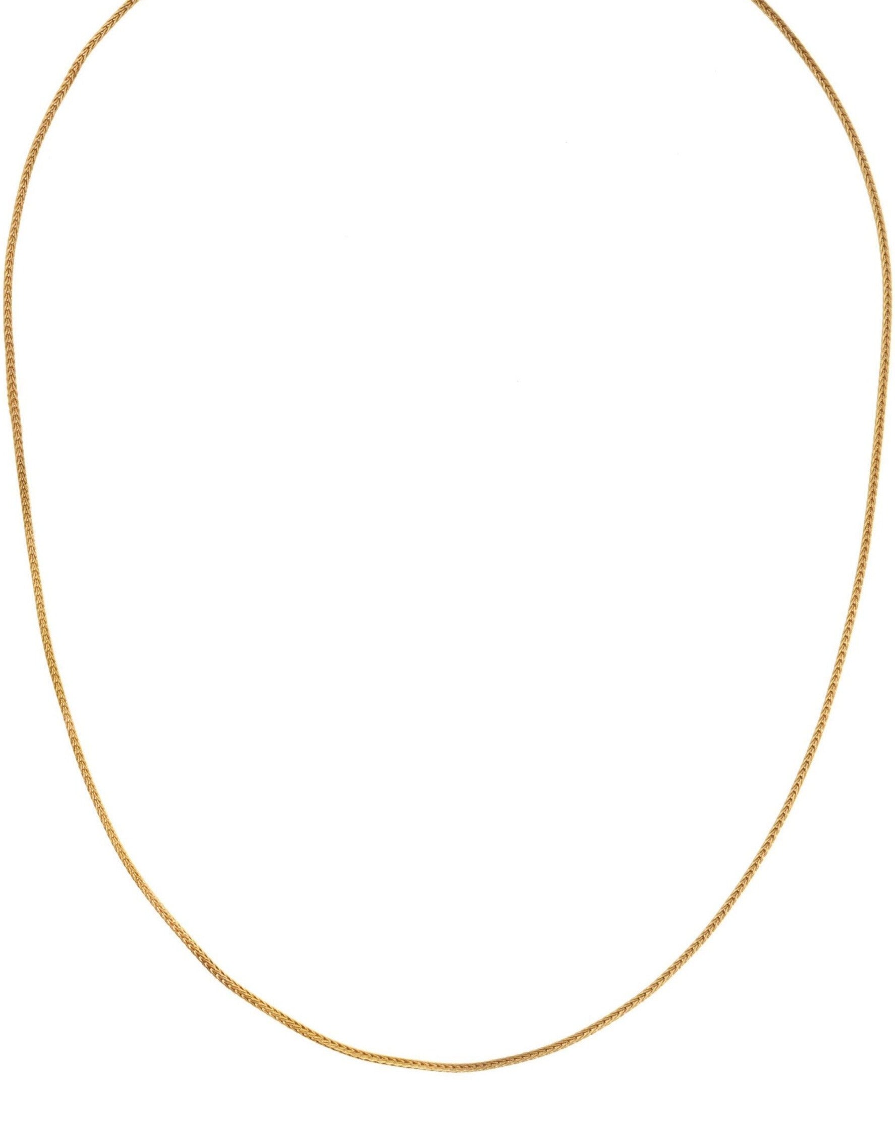 Arcadia Necklace by KOZAKH. A 15 to 17 inch adjustable length Rope chain necklace in 14K Gold Filled.