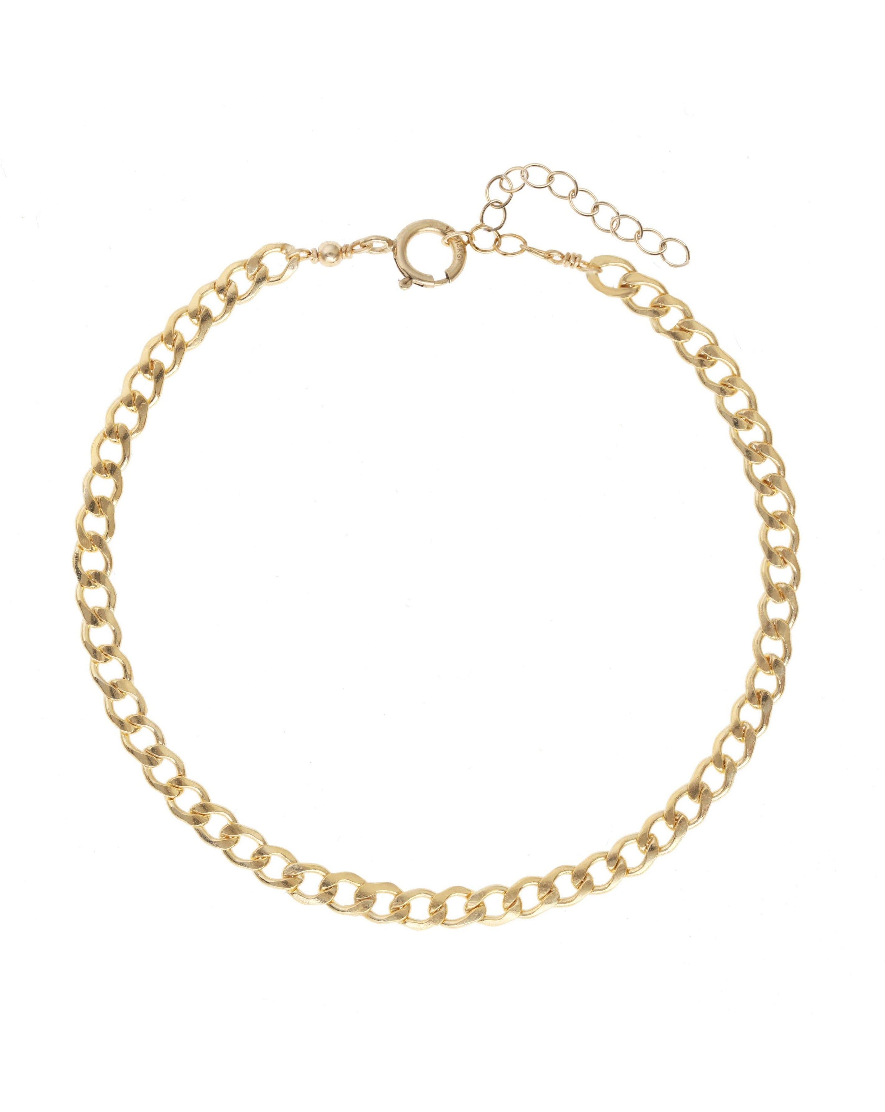 Braided Bracelet by KOZAKH. A 6 to 7 inch adjustable length chain bracelet in 14K Gold Filled.