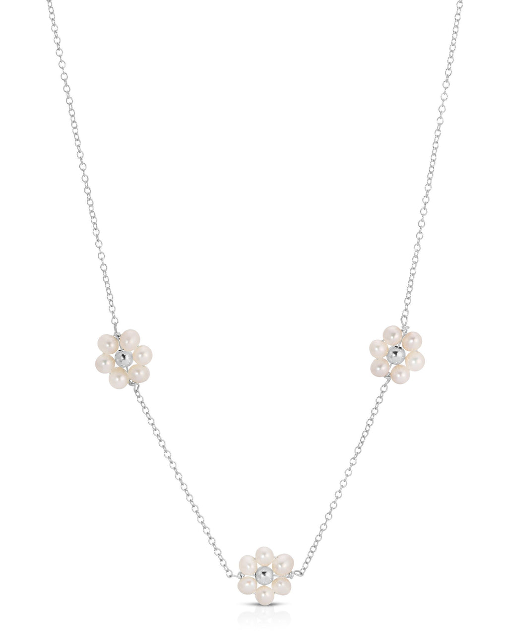 ZEBRAGO Gold Plated Shell Flower Pendant Necklace - Stainless Steel Choker For Women