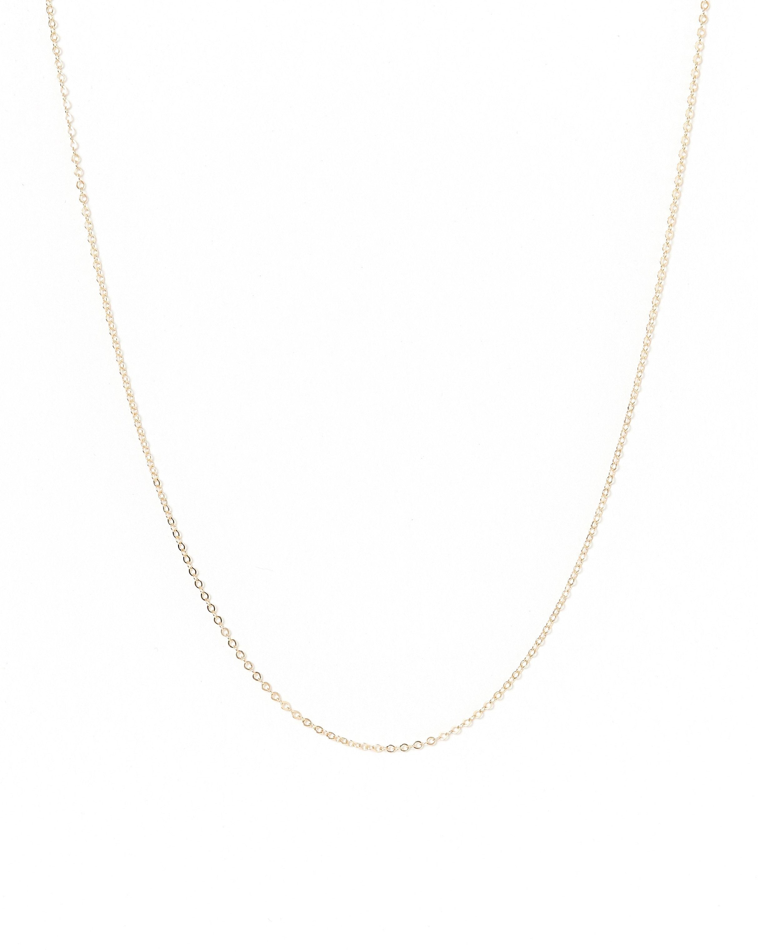 Minimalist Chain Necklace by KOZAKH. A handcrafted minimalist chain necklace in 14K Gold Filled, available in 4 adjustable lengths.