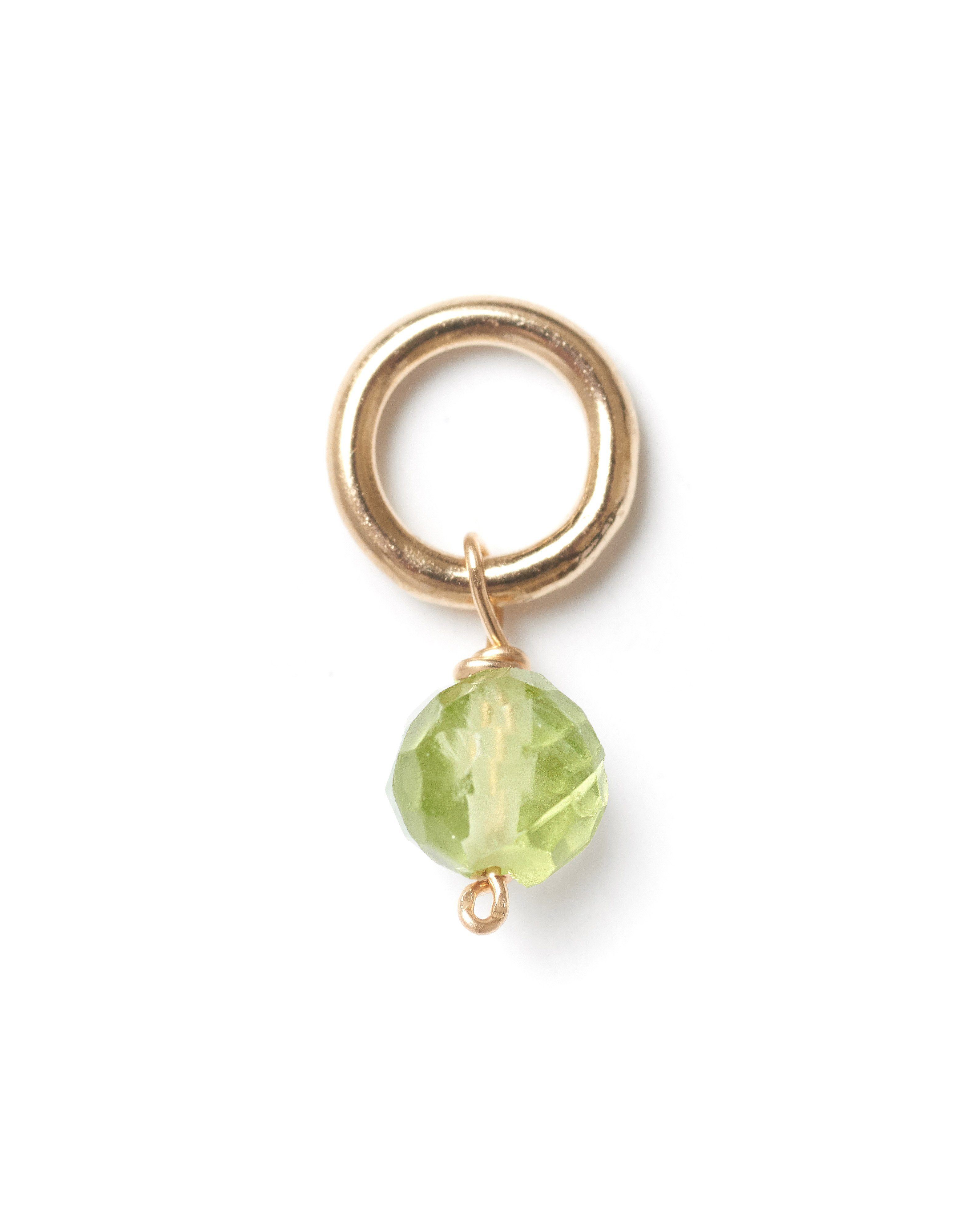 One Love Birthstone Charms KOZAKH August - Peridot 14K Gold Filled 